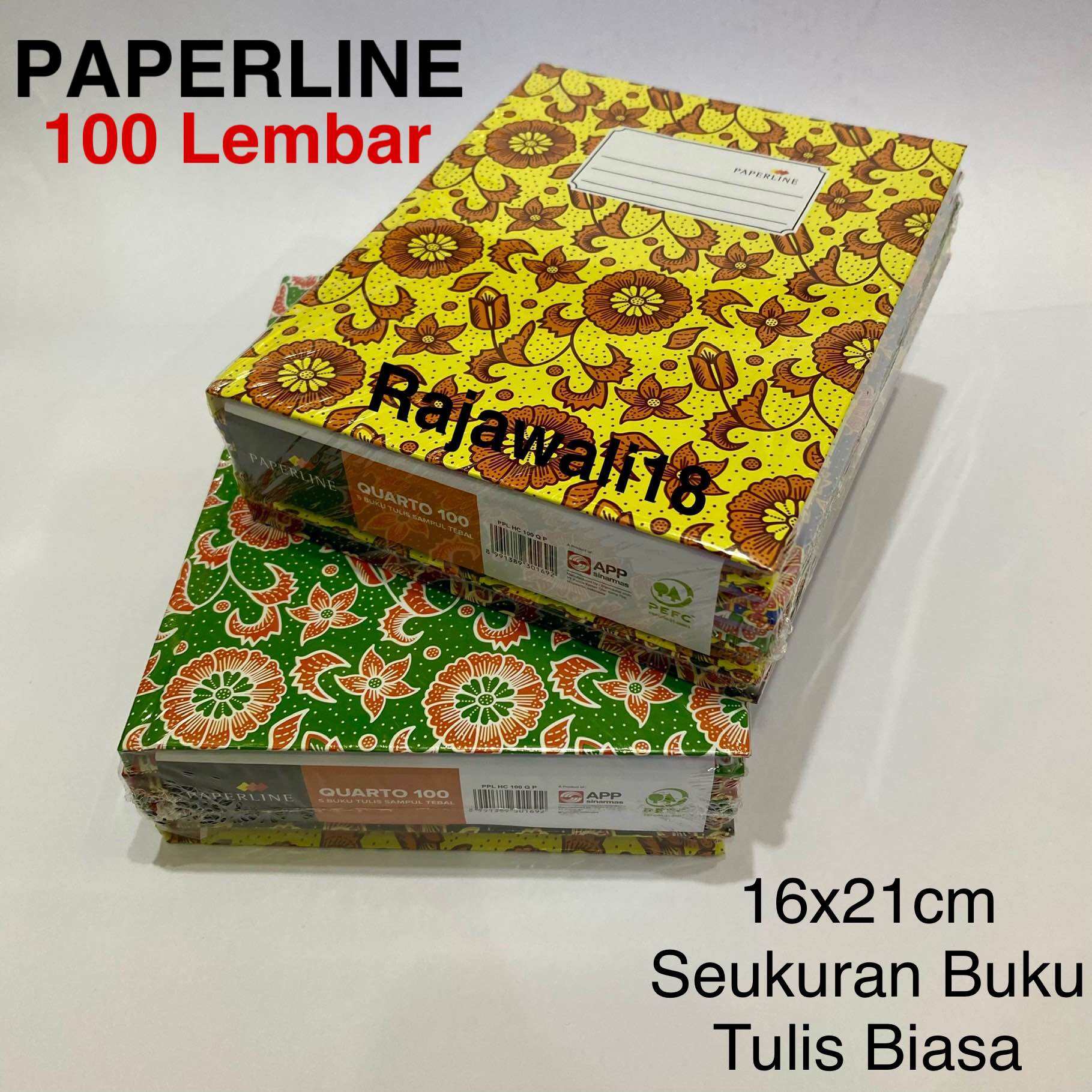 Pak Buku Quarto Paperline Lembar Isi Buku Hard Cover Quarto