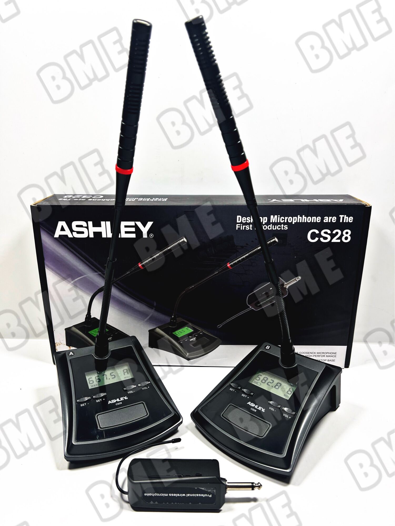 Mic Podium Meja Ashley Cs Wireless Microphone Cs Original Lazada