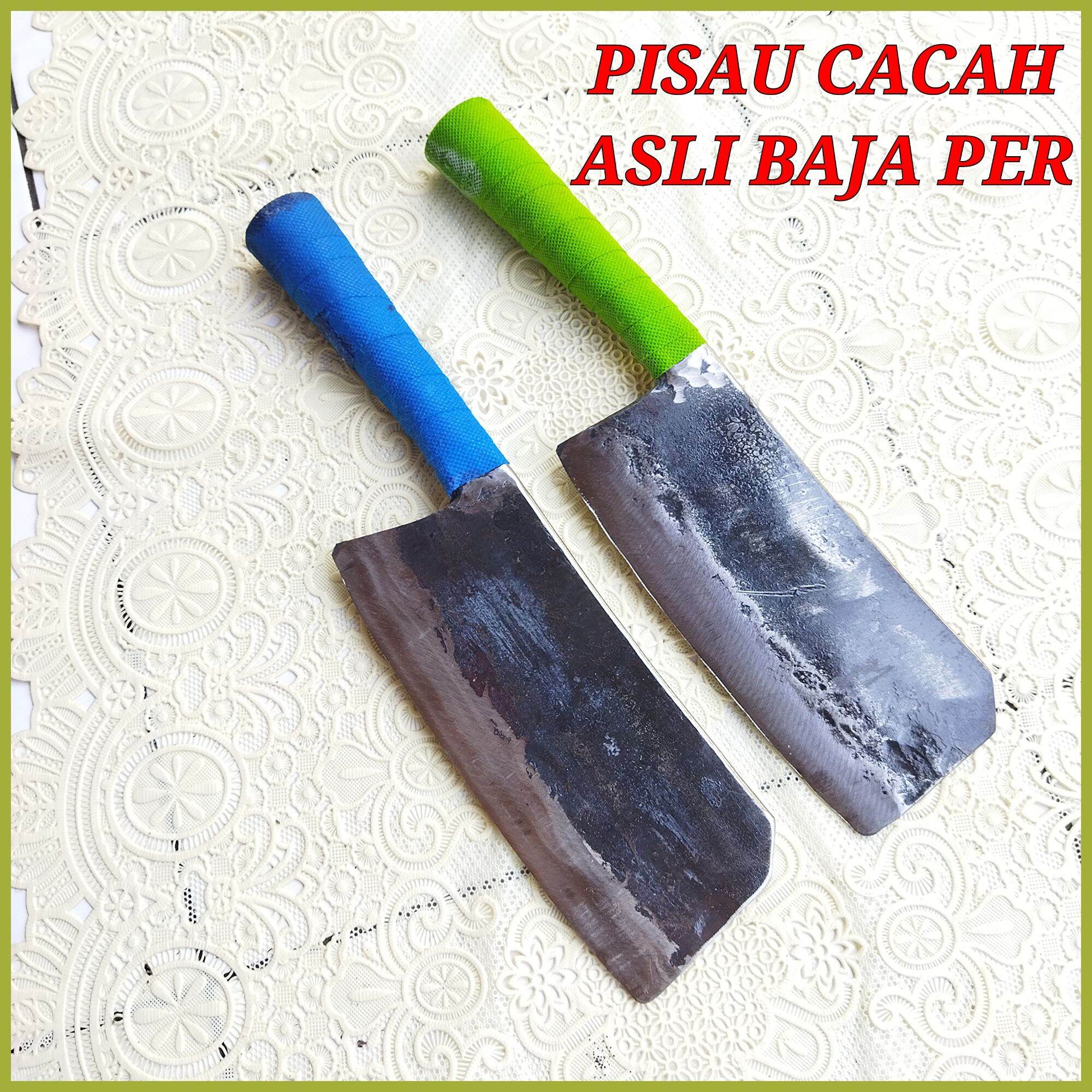 Pisau Cacah Daging Tulang Bahan Asli Baja Per Pisau Pemotong Daging