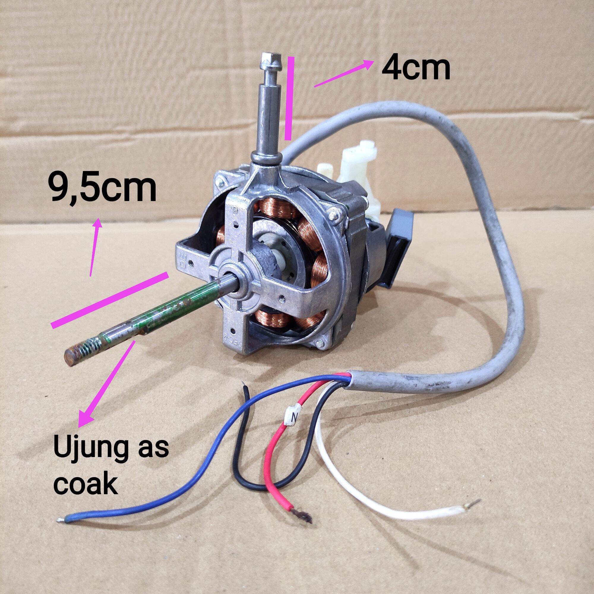 Mesin Dinamo Kipas Angin Philips As Panjang CM 164 CM 165 CM 127 Bisa