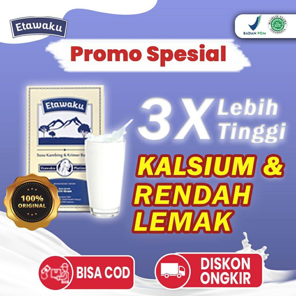 ETAWAKU PLATINUM Susu Kambing Etawa Solusi Atasi Gangguan Pernapasan