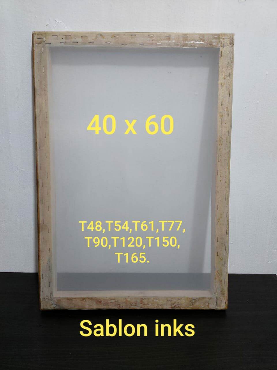 frame screen sablon 40×60 LENGKAP
