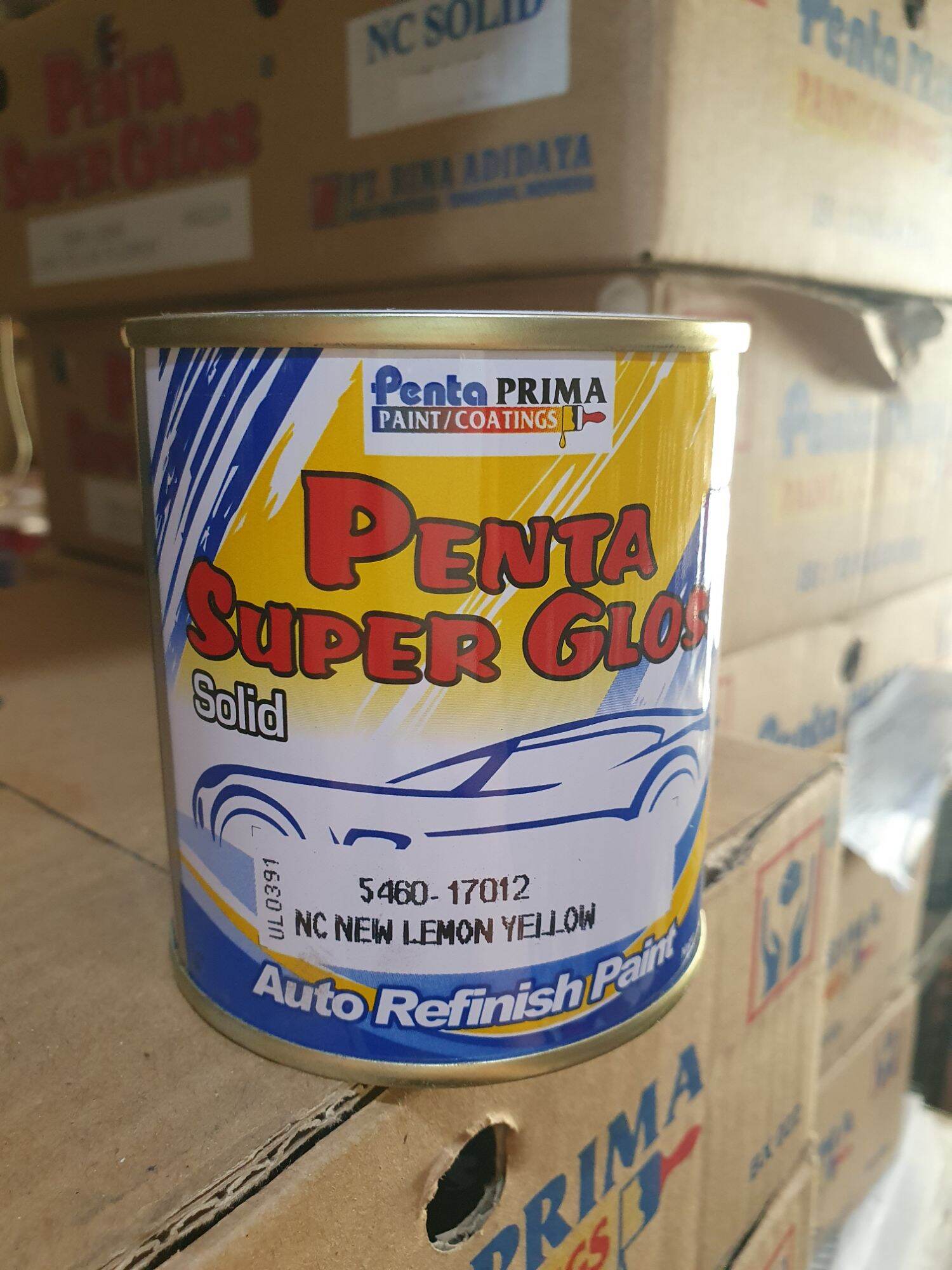 Cat PENTA SUPER GLOSS SOLID NC NEW LEMON YELLOW KUNING ISI 200 GRAM