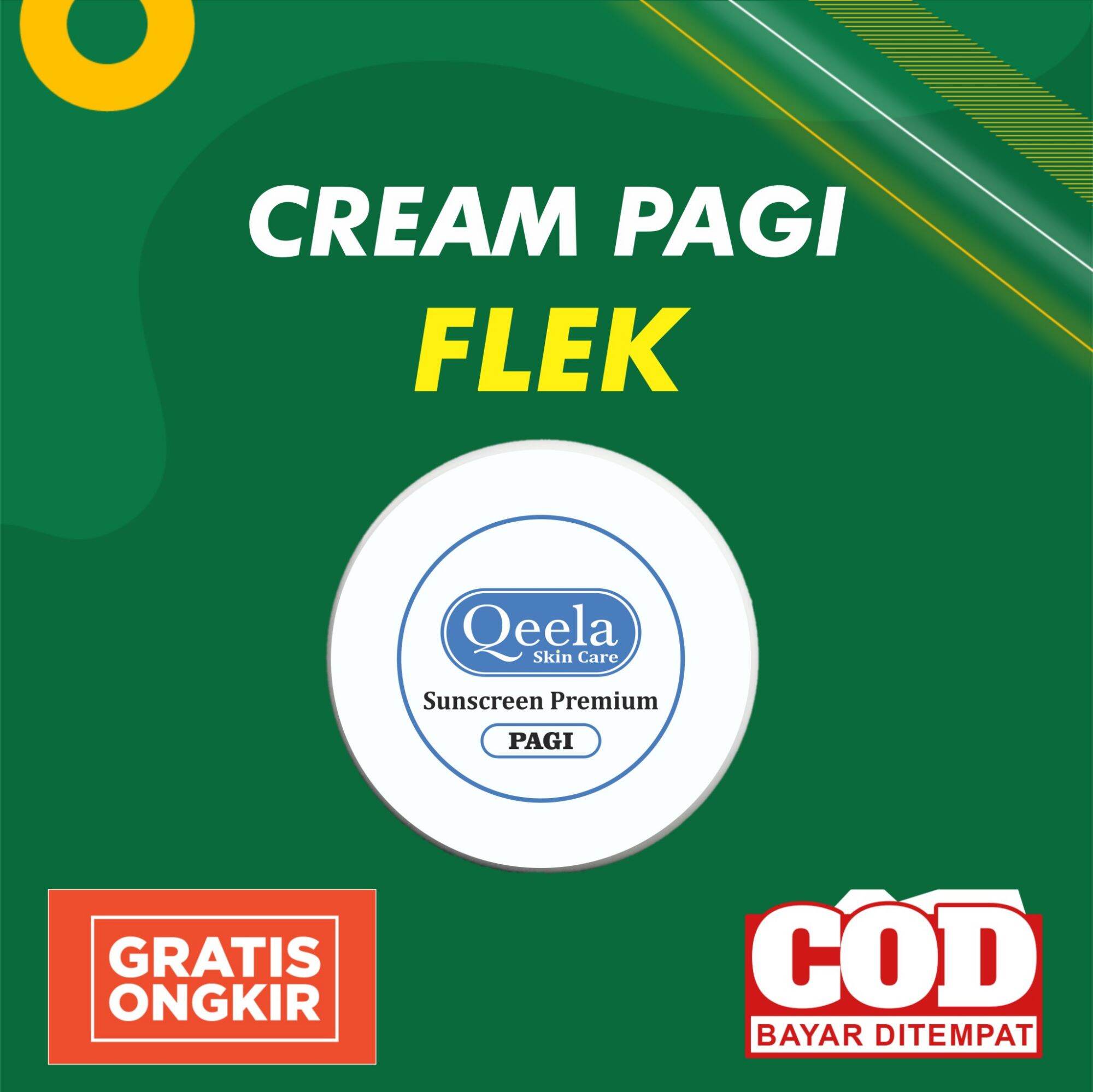 Qeela Skincare - Krim Pagi untuk Flek Hitam SPF 50