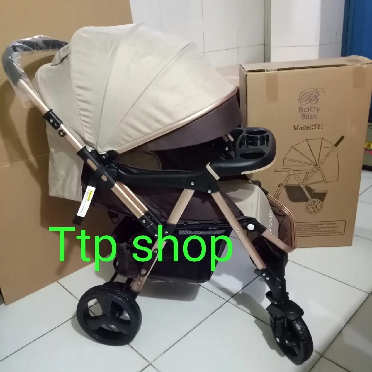 Stroller import babybliss x wonfuss type 511 kereta dorong bisa hadap ibu, stroller murah