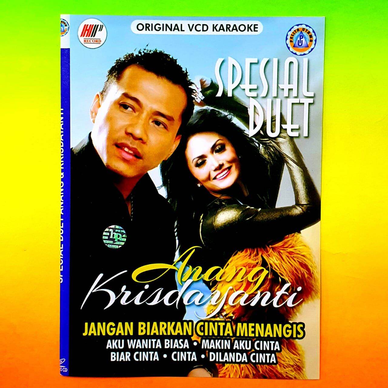 Kaset Vcd Video Lagu Karaoke Duet Anang Krisdayanti Lagu Karaoke Pop Indonesia Duet Terbaik Kaset Vcd