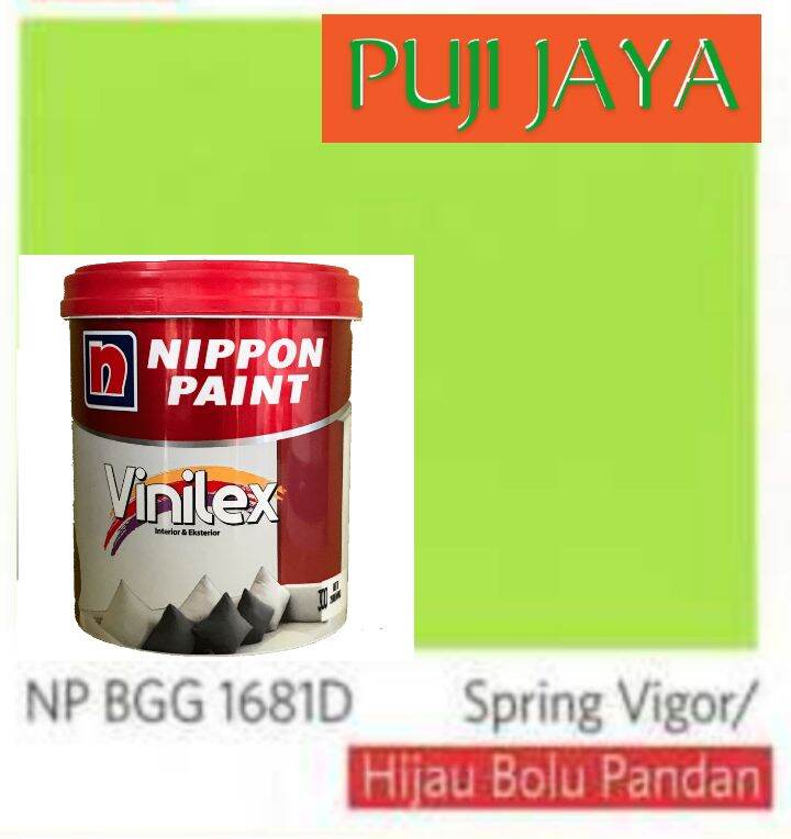 Cat tembok Interior & Eksterior Vinilex NP BGG 1681D Hijau bolu pandan