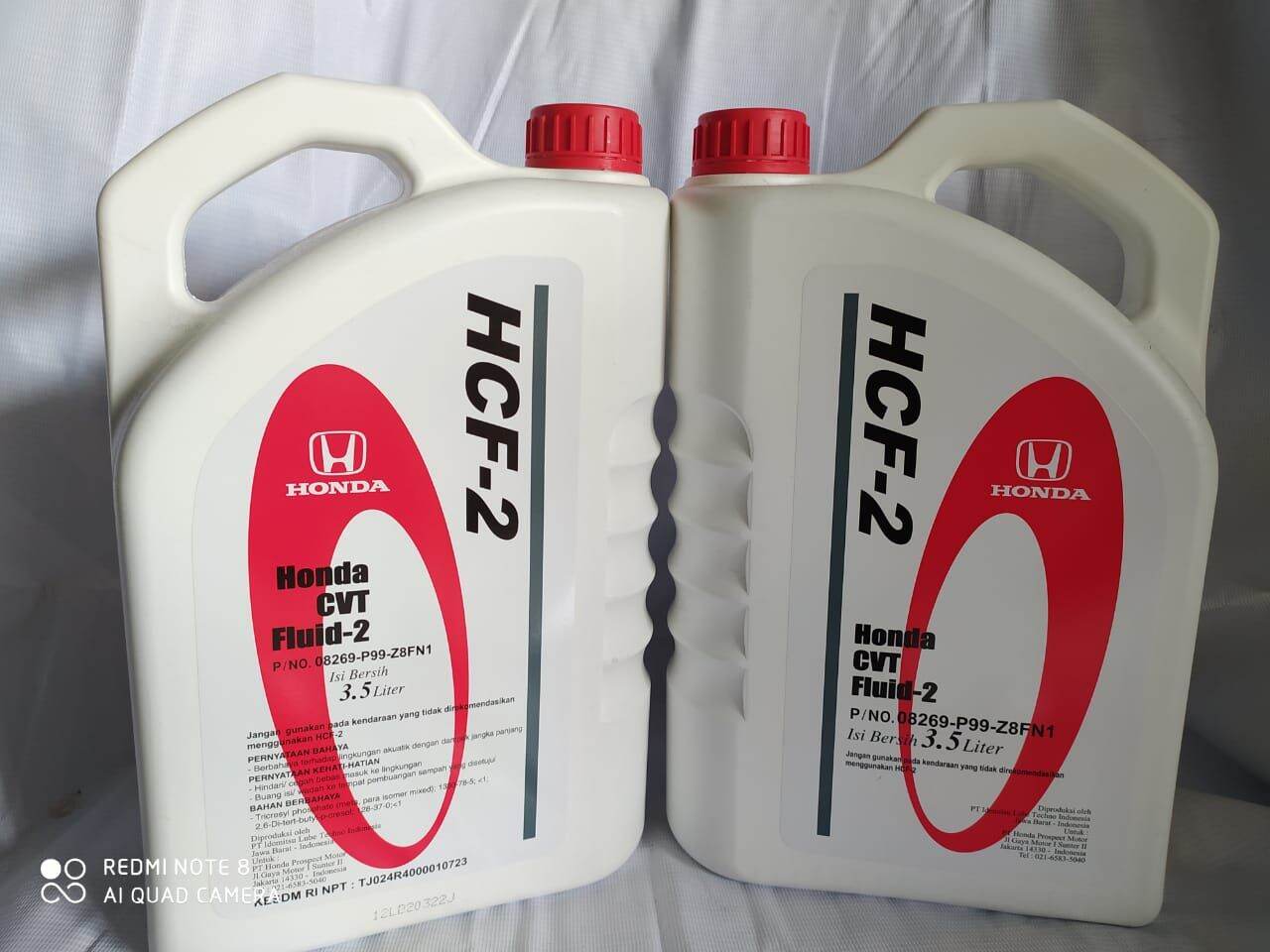 Oli Transmisi Honda Hcf Honda Cvt Fluid Liter Dijamin Asli Lazada Indonesia