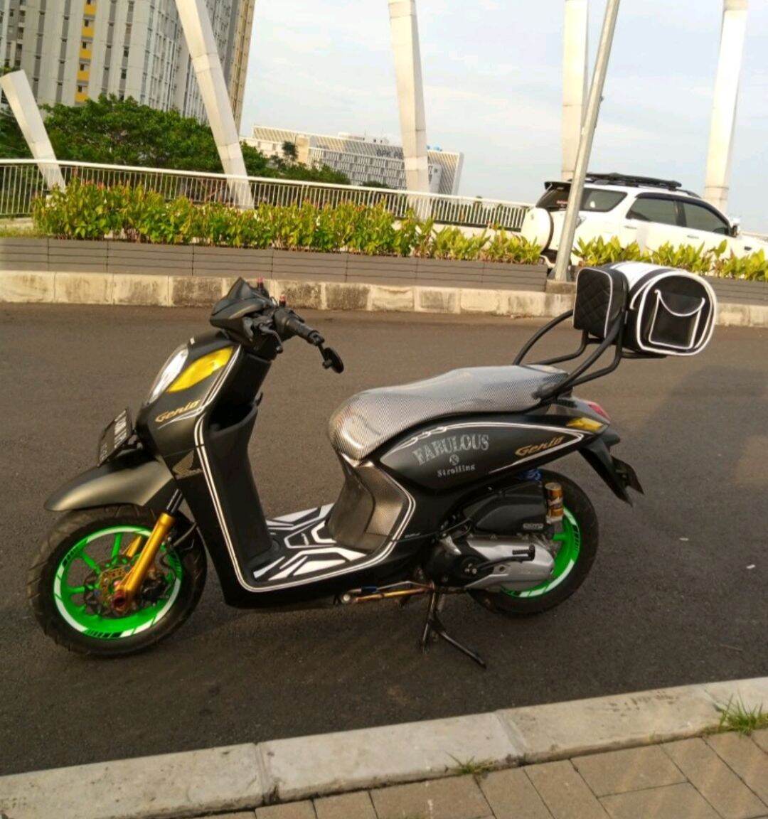 Kulit Jok HONDA GENIO Custom Aksesoris Motor Lazada Indonesia