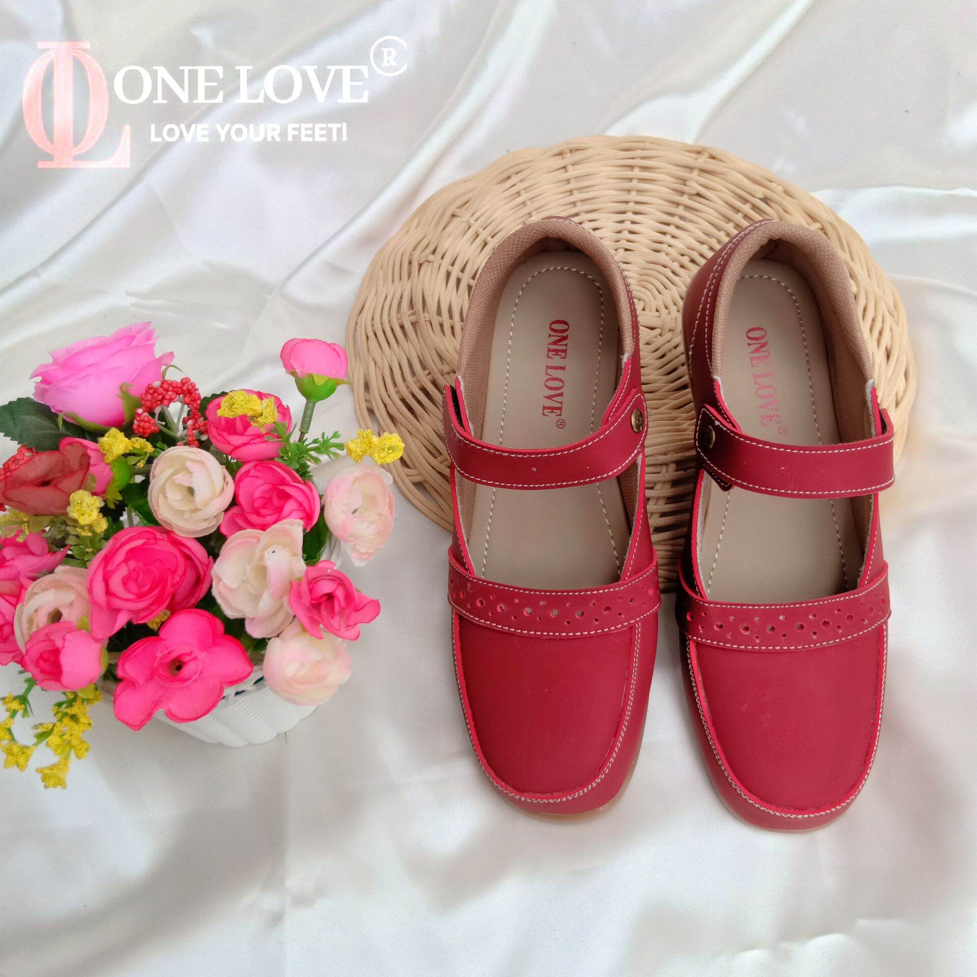 Sepatu Wanita Flat Shoes Casual Asli Original One Love