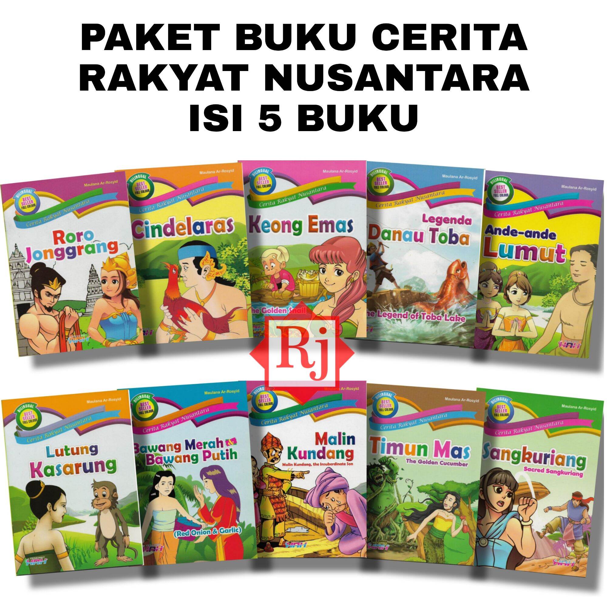 Paket Hemat Buku Cerita Rakyat Nusantara Isi 5 Buku Hnh Lazada Indonesia