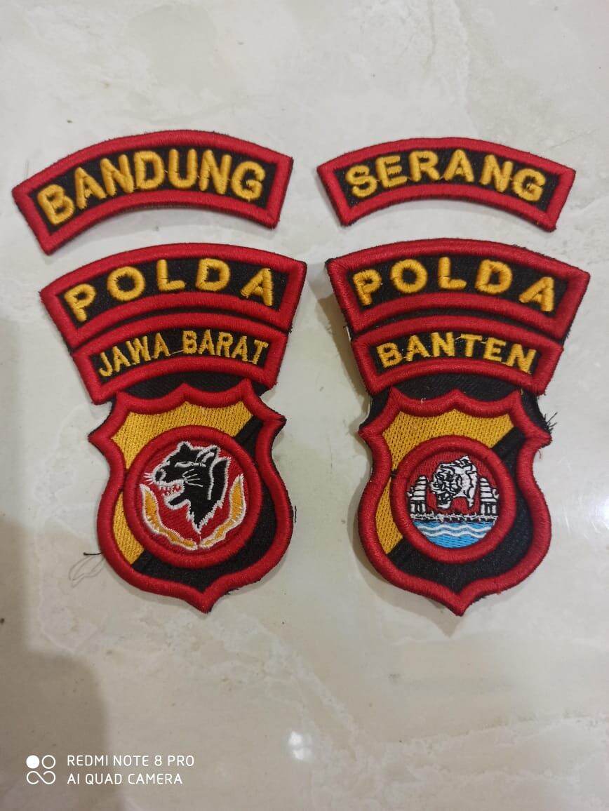 Bordir Logo Polda Lokasi Kota Seluruh Indonesia Lazada Indonesia 0267