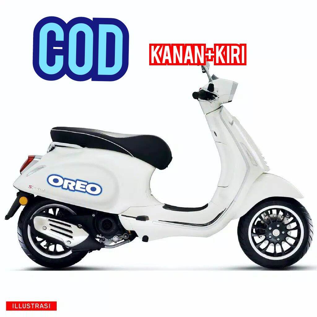 Stiker Oreo Motor Scoopy Vespa Vario Beat Dll Lazada Indonesia