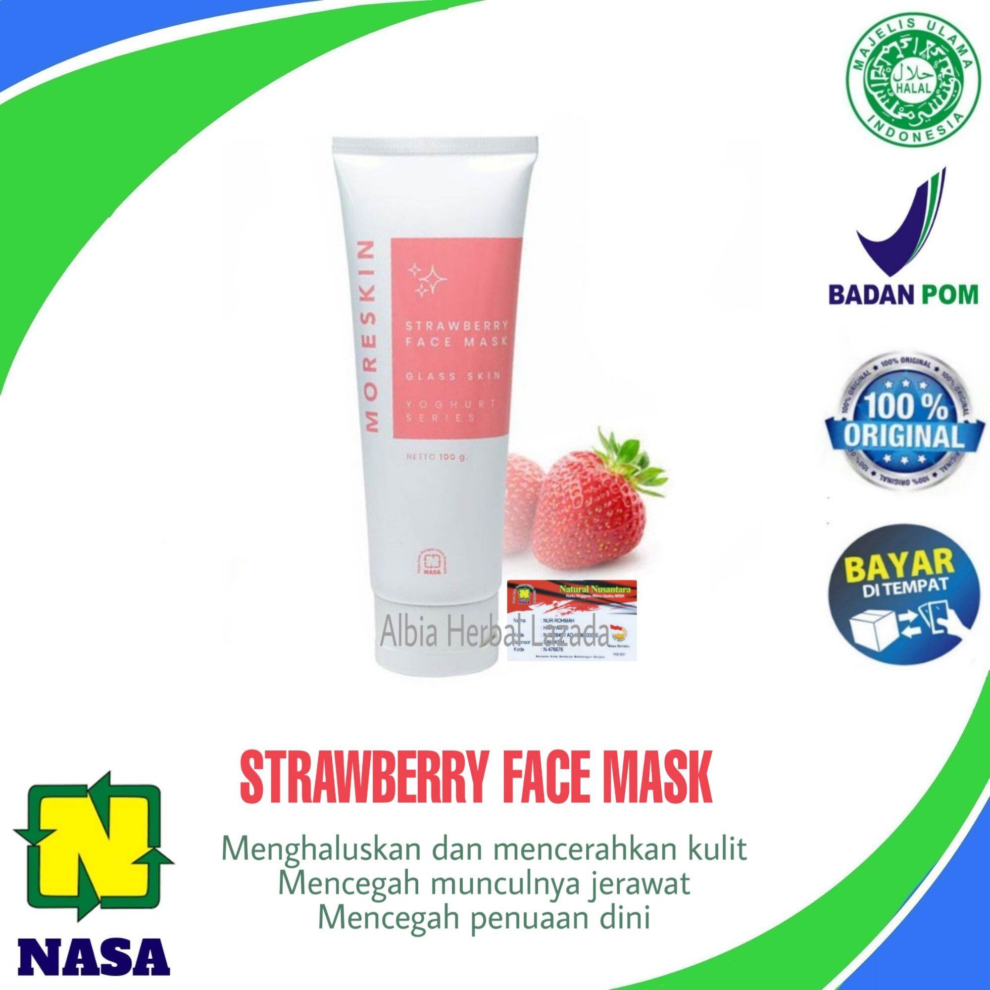 face mask strawberry nasa