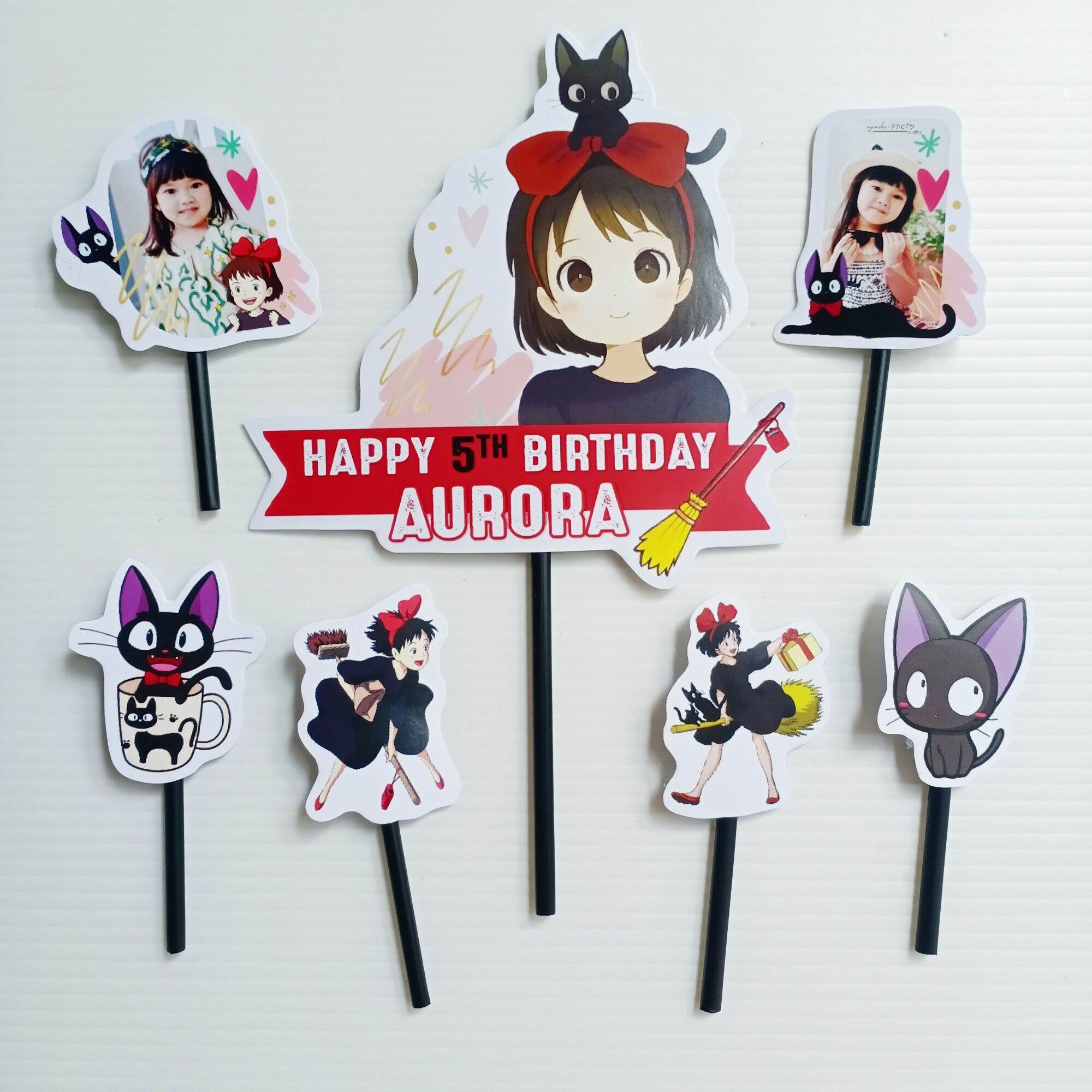 HIASAN KUE ULANG TAHUN CUSTOM FOTO TOPPER CAKE ULANG TAHUN ...