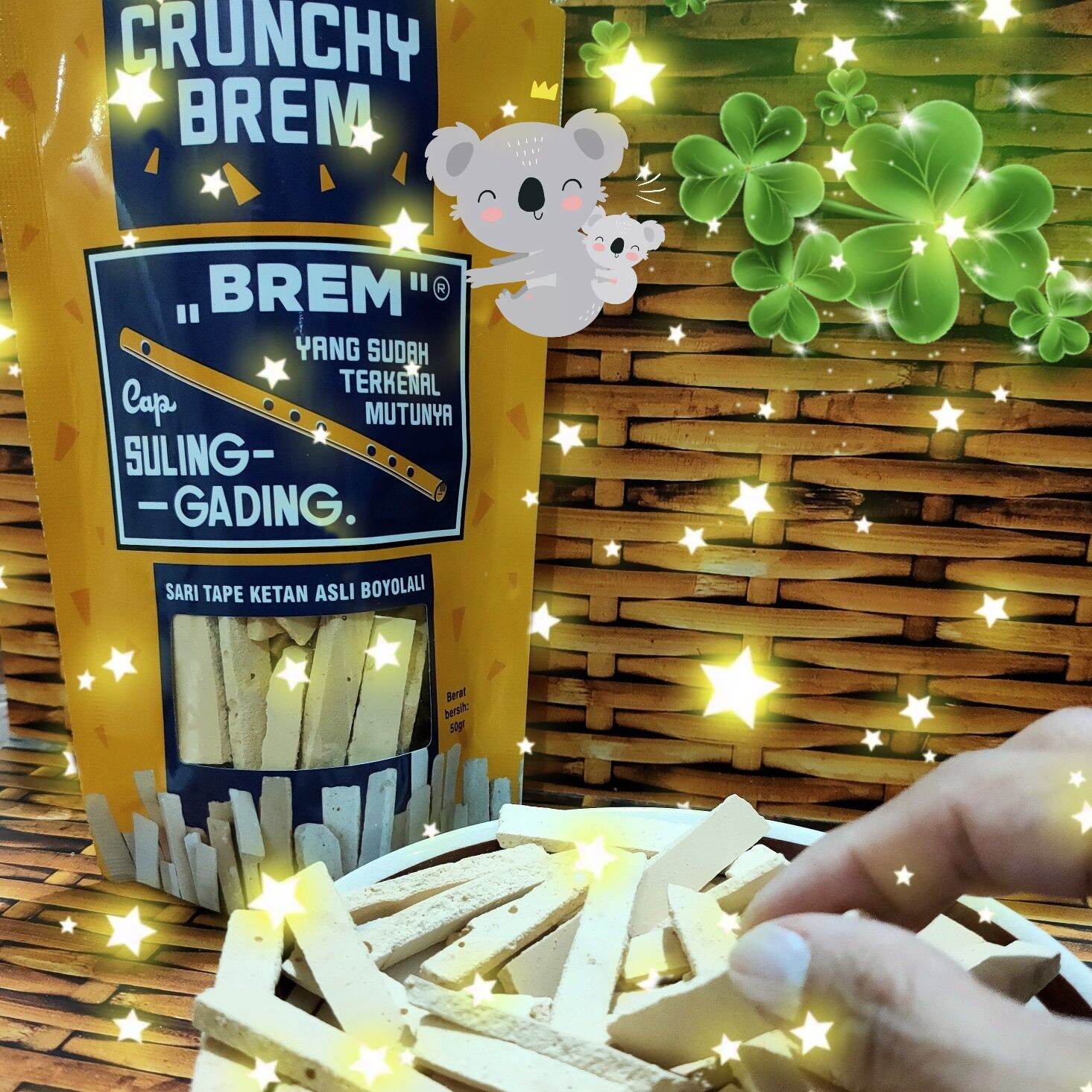 Brem Crunchy Sari Tape Ketan Cap Suling Gading Lazada Indonesia