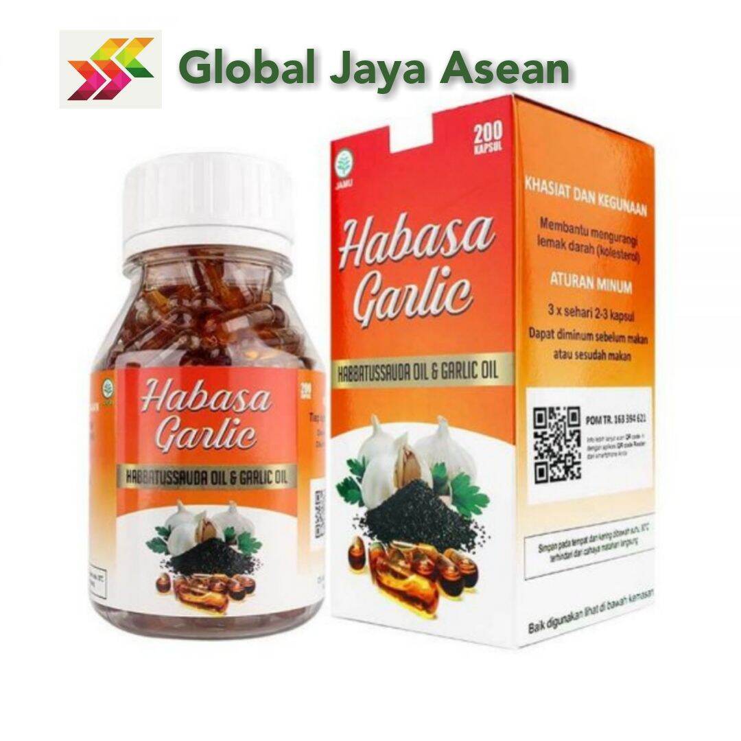 Habasa Garlic Habbatussauda Plus Ekstrak Bawang Putih Isi 200 Kapsul Lazada Indonesia