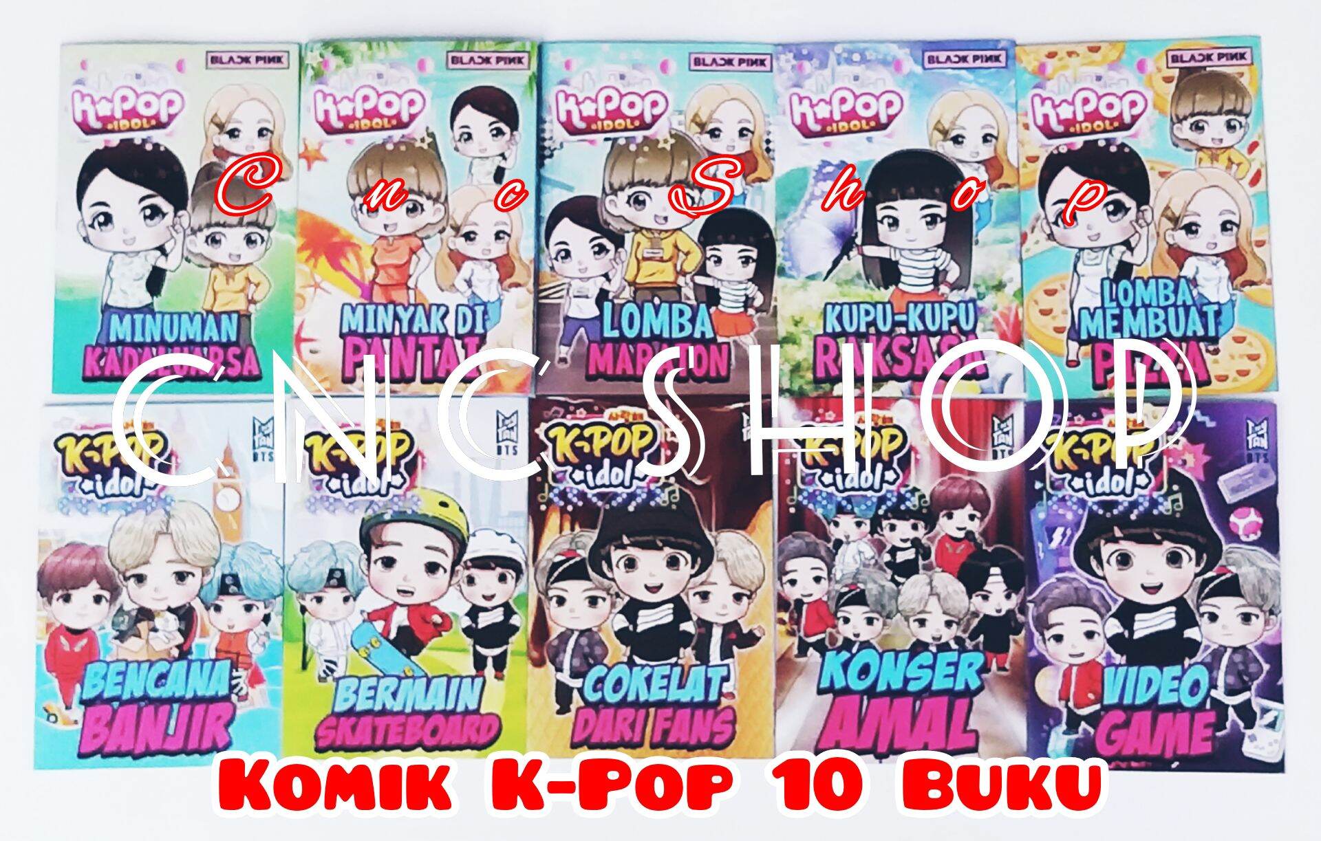 Komik K Pop Korea BTS Blackpink Dapat 10buku Bagus Murah Lazada Indonesia