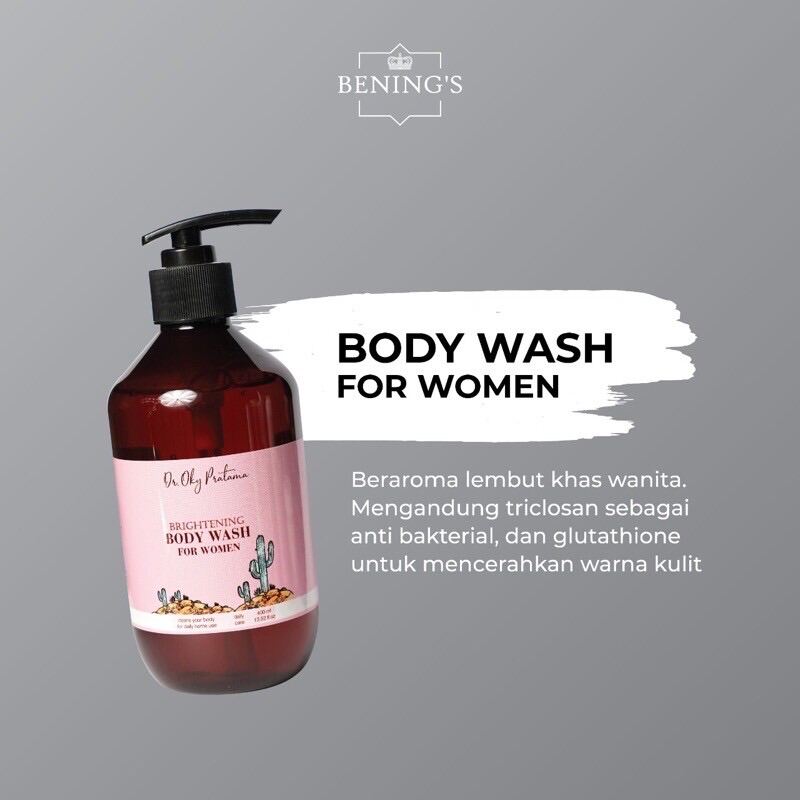 Body Wash for Woman Brightening Benings Clinic by dr. Oky Pratama