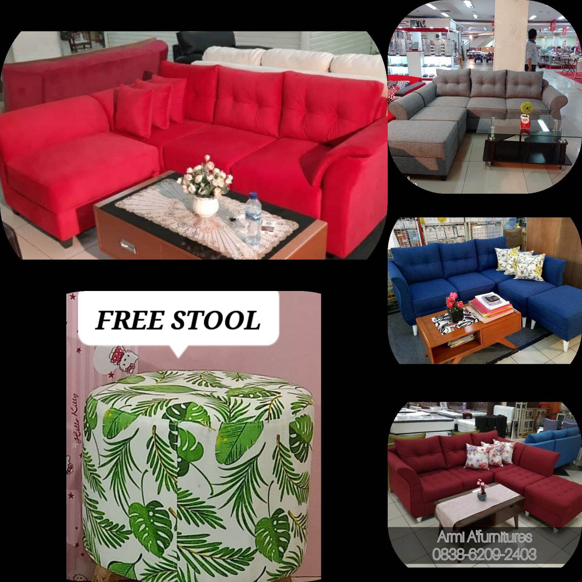 Sofa L Minimalis (Non Meja) Nerima tukar tambah sofa lama Lazada