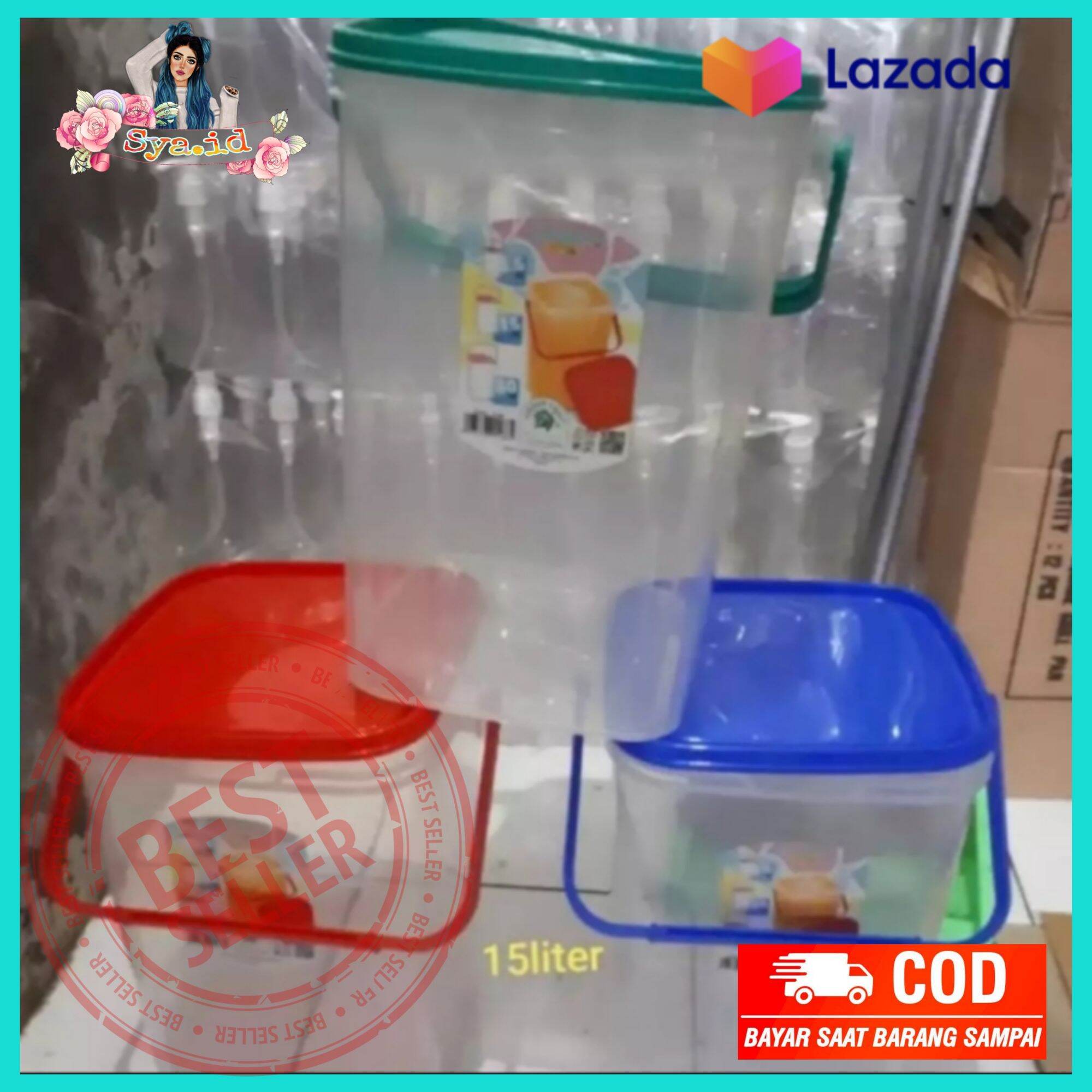 Termurahh Tempat Es Buah 15ltr Container Air 15ltr Aquarium Es Buah Lazada Indonesia Box aquarium es buah