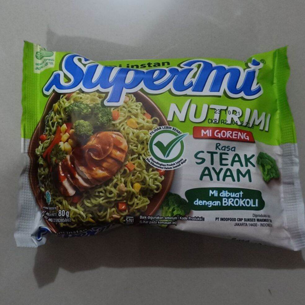 Supermi Nutrisi Rasa Steak Ayam 1bungkus Lazada Indonesia