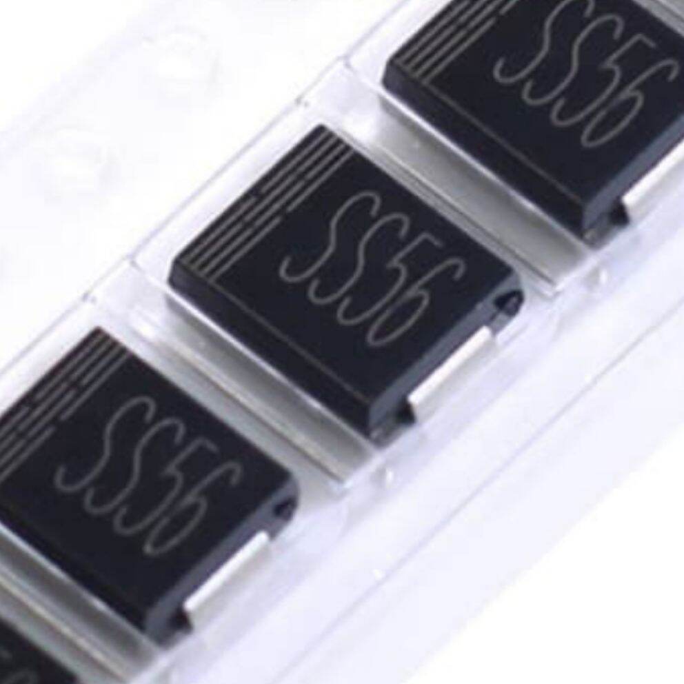 Lot De 50 Diodes Schottky SS56 5A 60V SMA - Pour Circuits électroniques, Montage Surface, Sans Plomb - 5