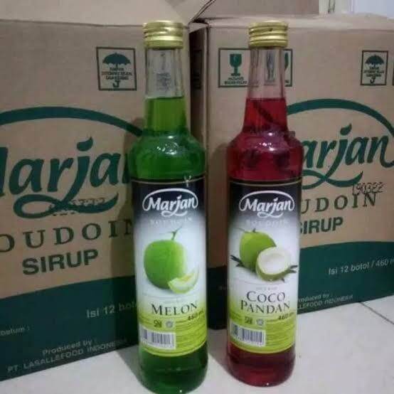 Sirup Marjan Melon Cocopandan Satu Dus Isi 12 Botol Lazada Indonesia