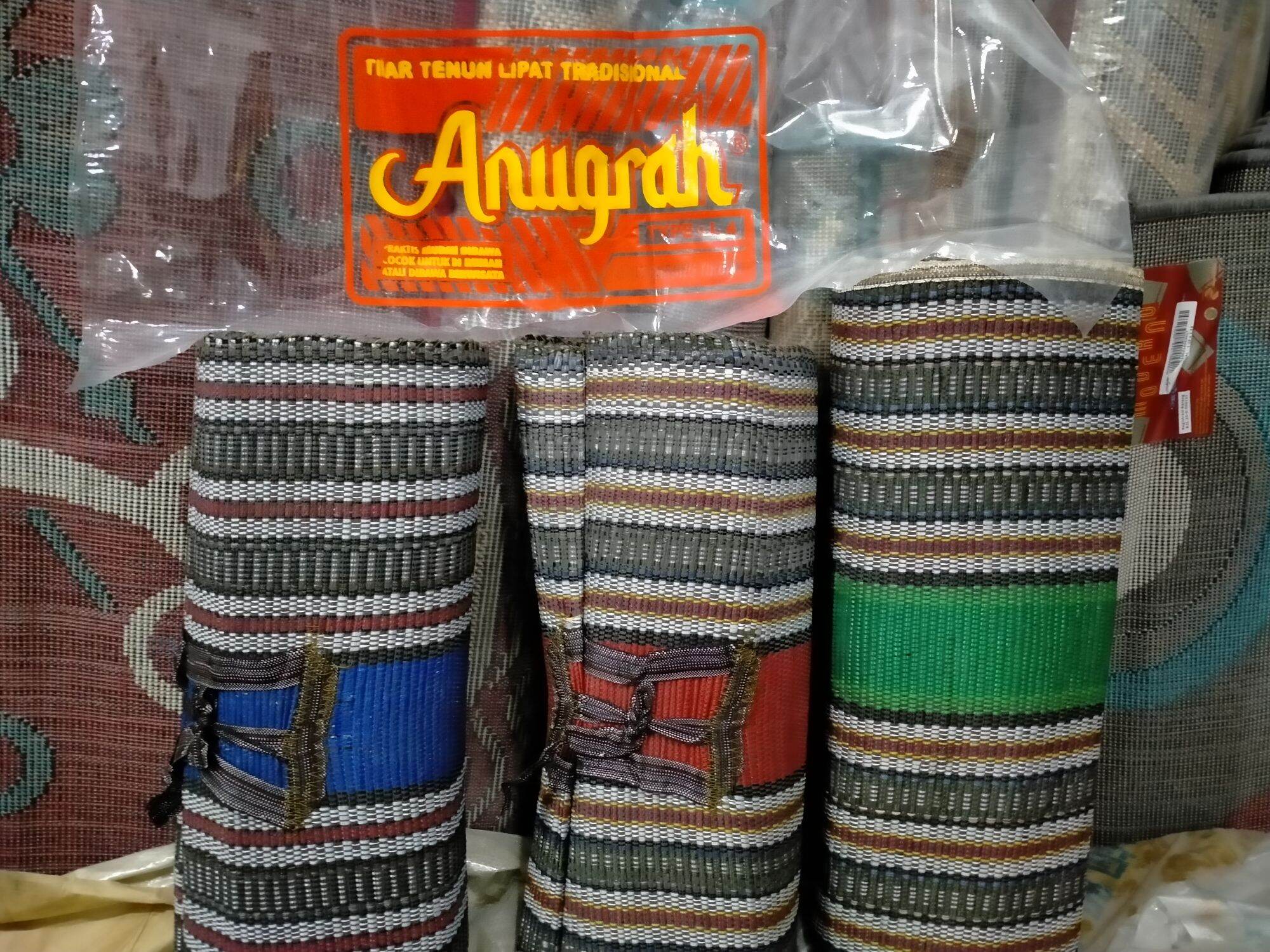 Tikar Tenun ,Rajut Lipat merek Anugrah tanpa sambung, berbagai warna uk