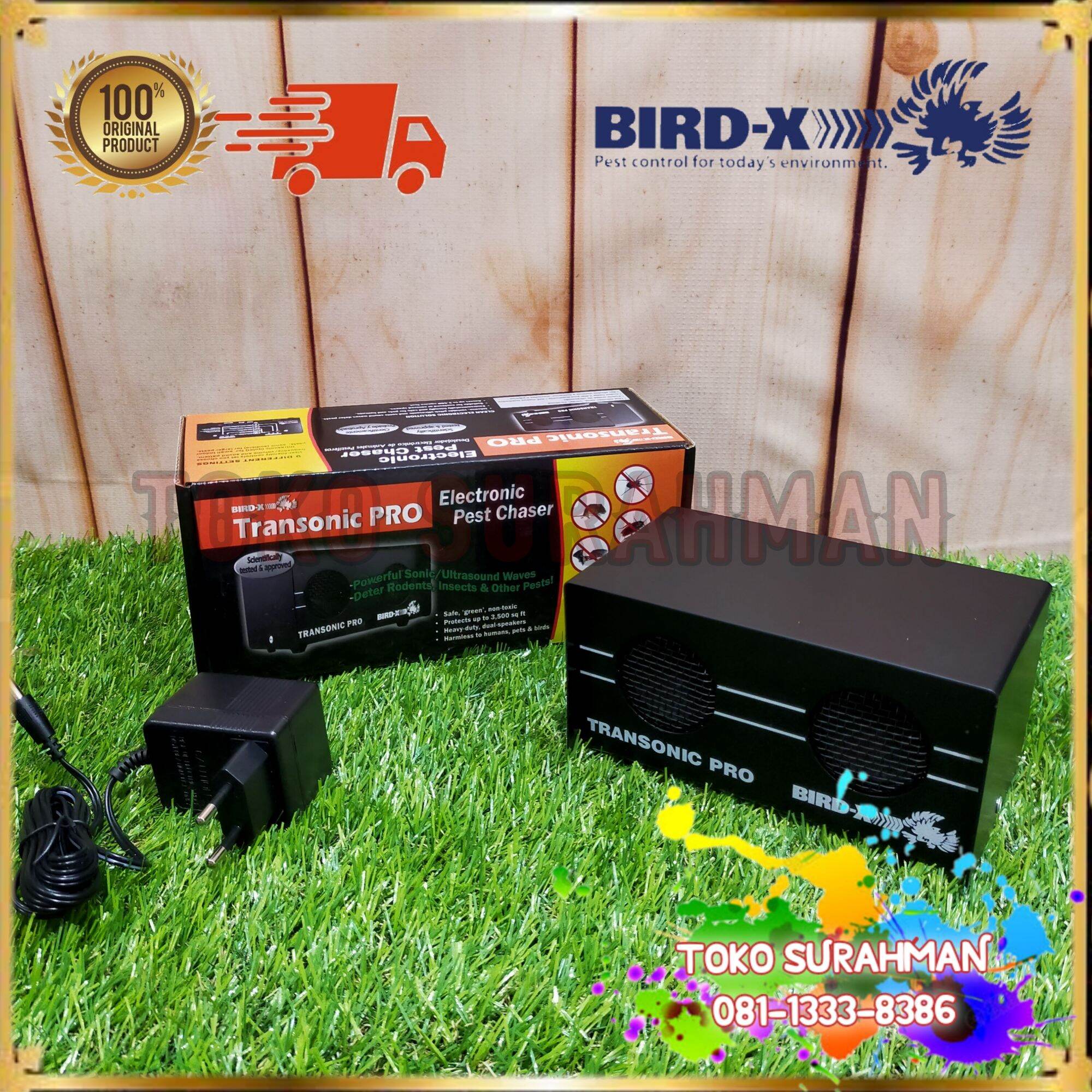 Pengusir Tikus dan Serangga BirdX Transonic Pro 2 Spiker Efektif