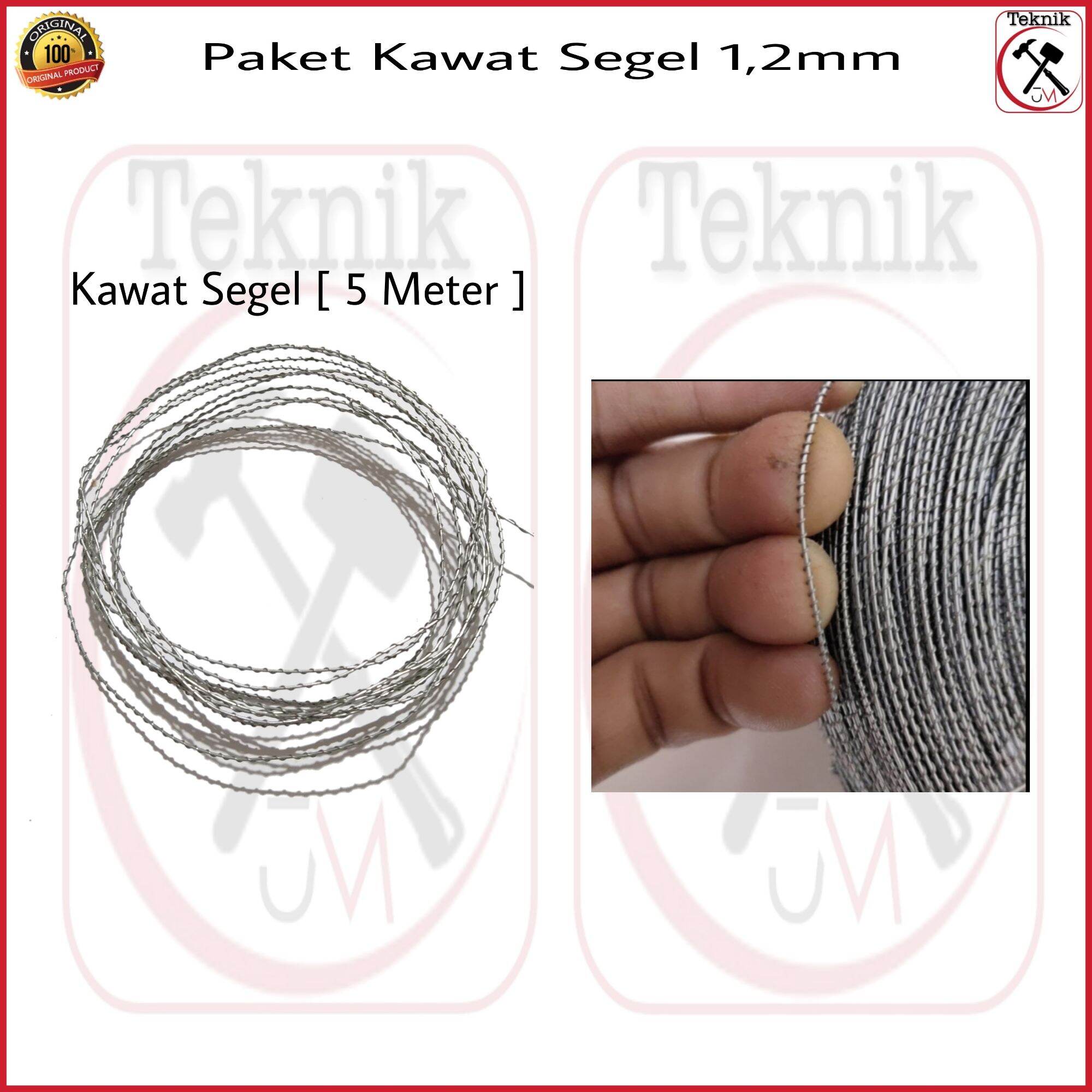 Kawat Segel 1,2mm Panjang [ 3 Meter ] - Penyegelan Otomotiv - Meteran ...