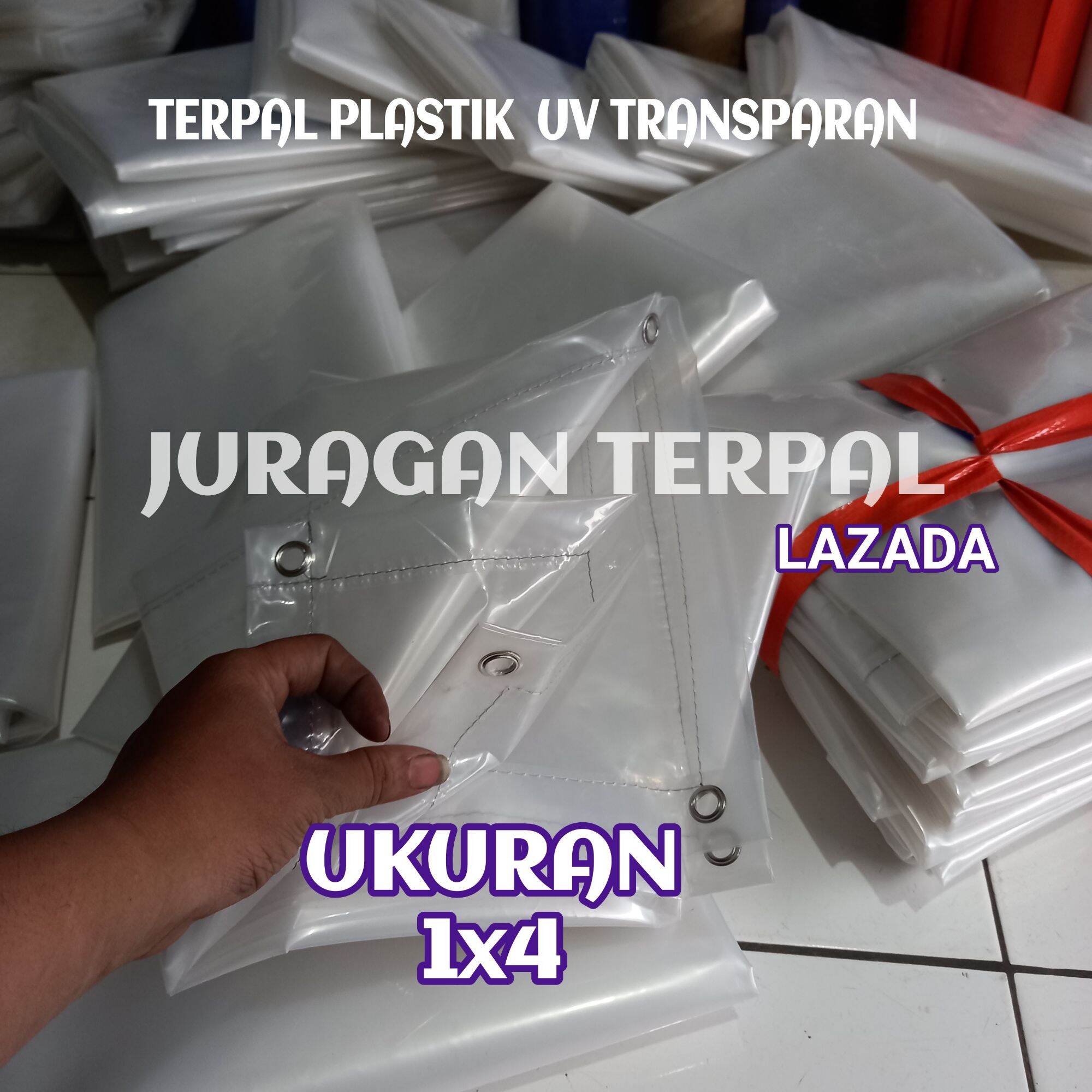 Terpal Plastik Bening Transparan Ukuran 1x4 Lazada Indonesia 1019