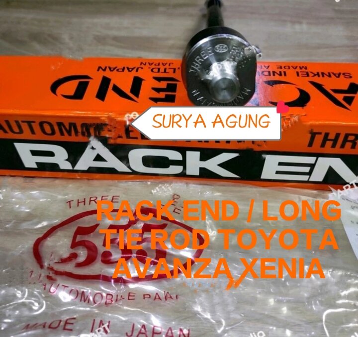 LONG TIE ROD END/ RACK END STIR MOBIL TOYOTA AVANZA XENIA MERK 555