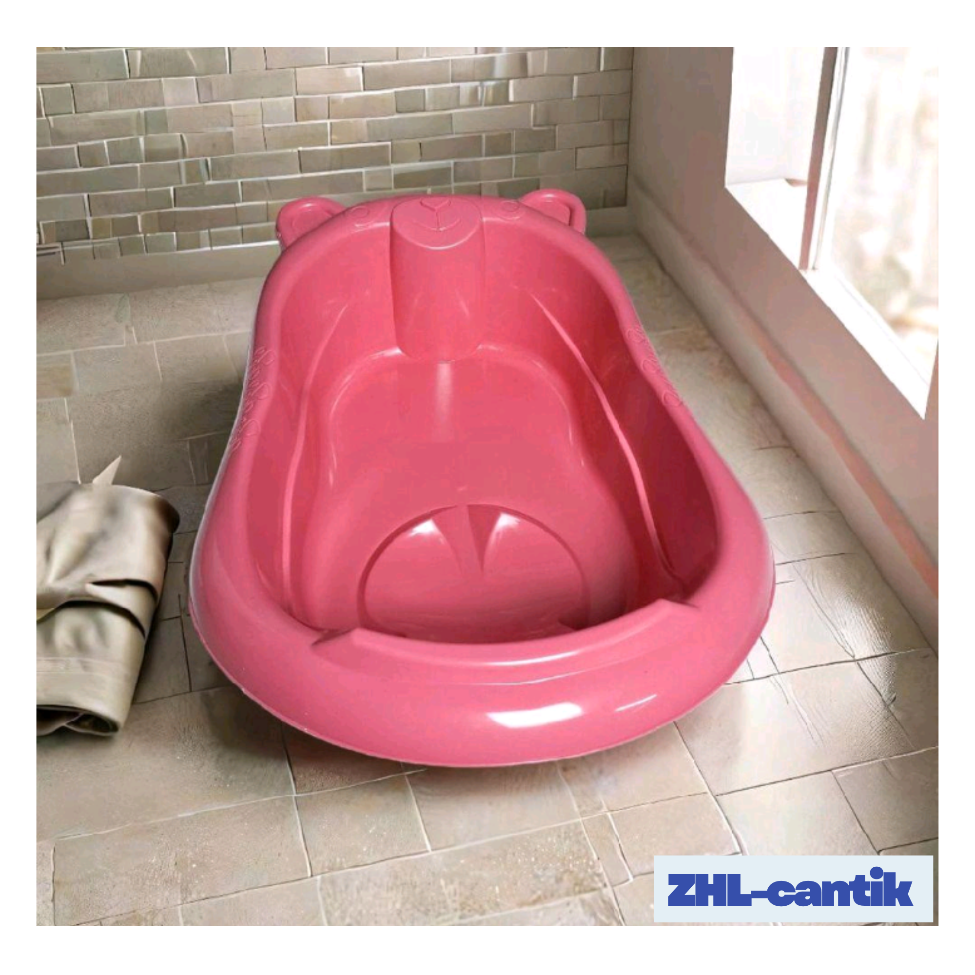 Bak Mandi Bayi karakter dengan Fitur Aman Nyaman Praktis Bebas BPA dan Pilihan Warna.