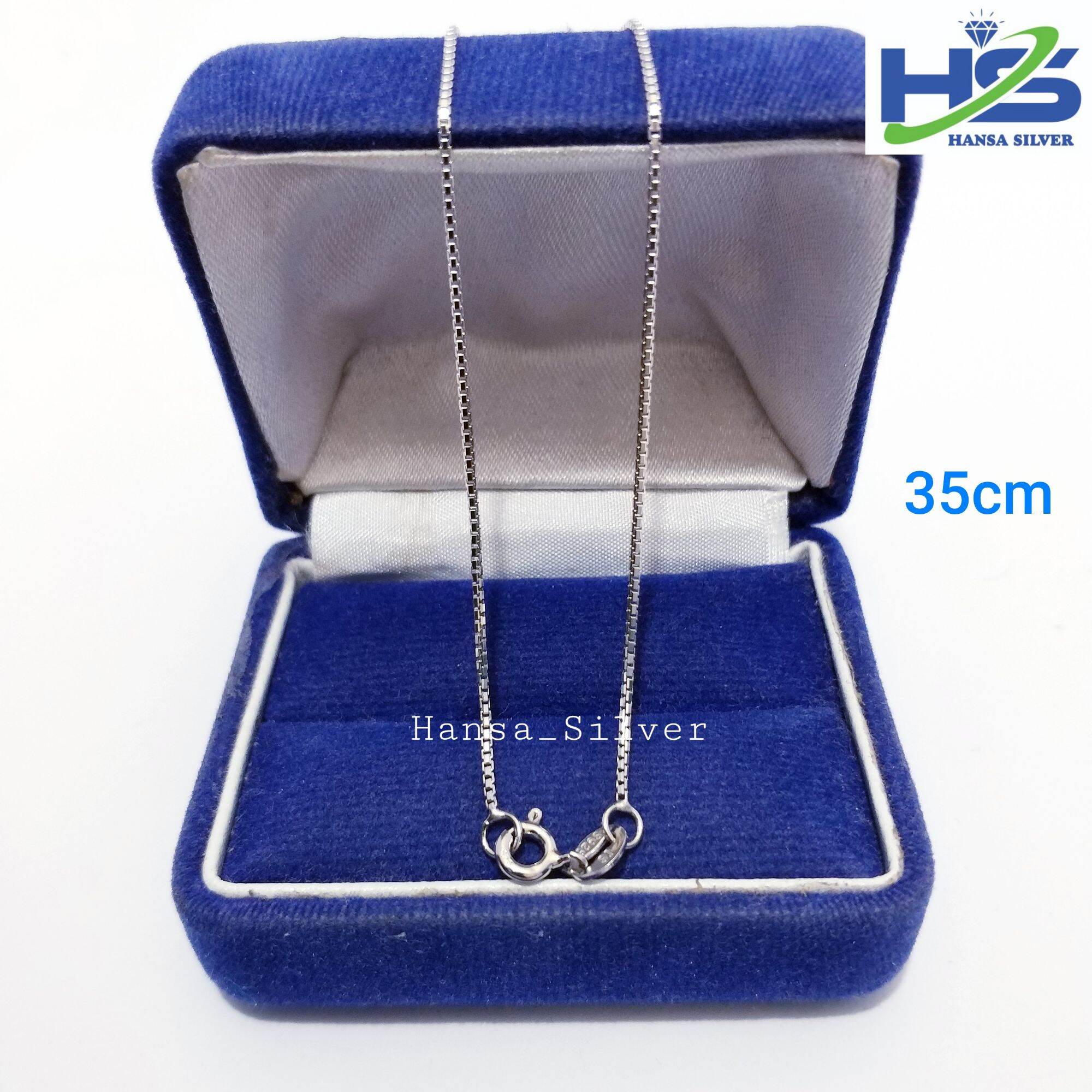 Kalung Perak Anak Bayi Silver 925 Lapis Emas Putih Model Biji Lada