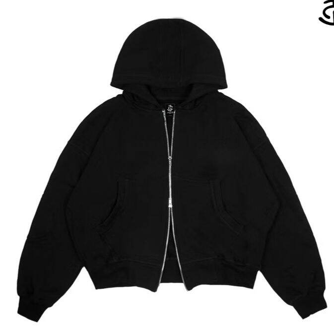 HOODIE BOXY DOUBLE ZIPPER HITAM POLOS Hoodie Zip Up Bahan Cotton Blend Hoodie Regular Size Xxl L Xl M Hoodie Cocok Untuk Semua Acara - Lazada | Lazada Indonesia