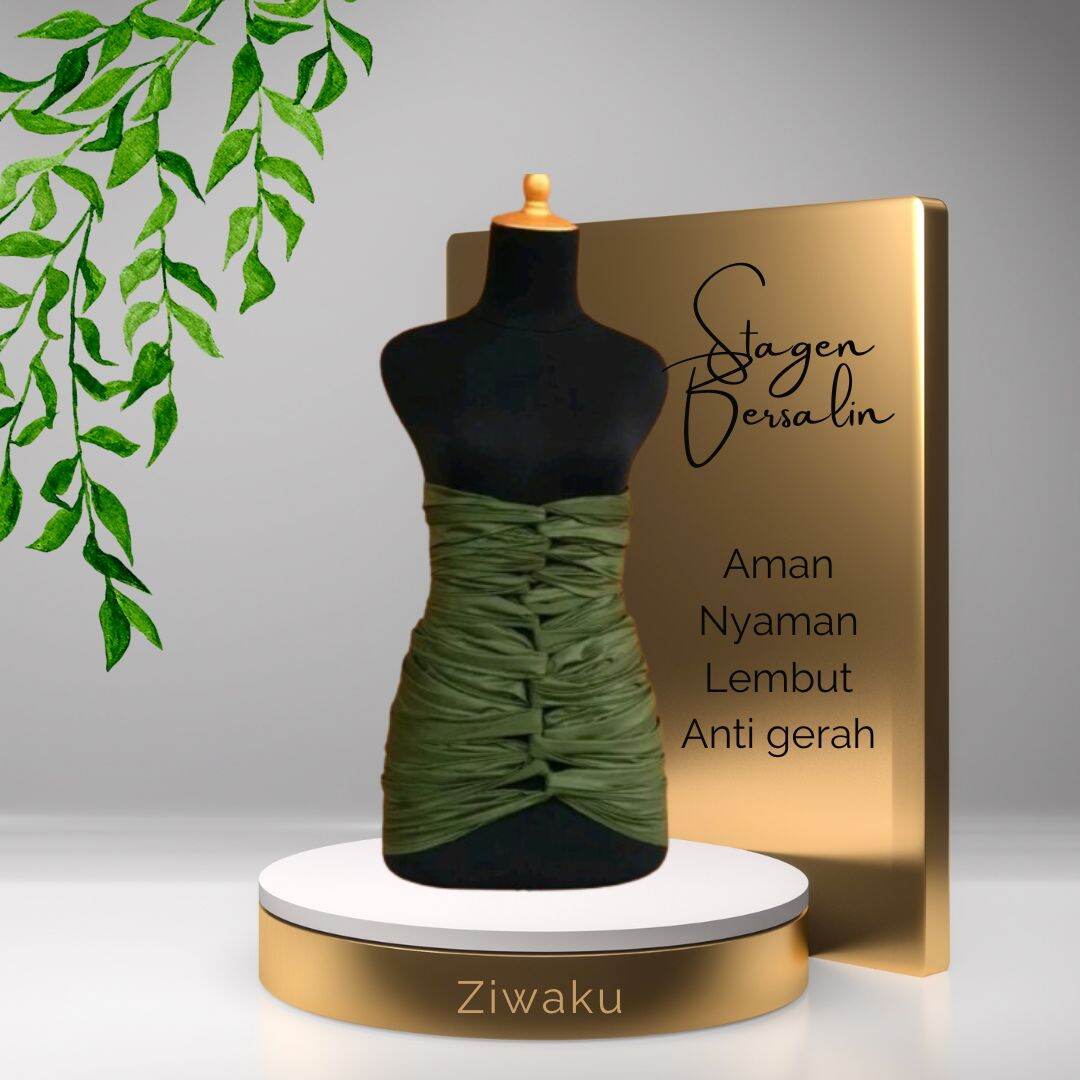Stagen Ibu Melahirkan Ziwaku / Bengkung pasca Melahirkan / Bengkung Andien / Belly Binding Stagen Perut