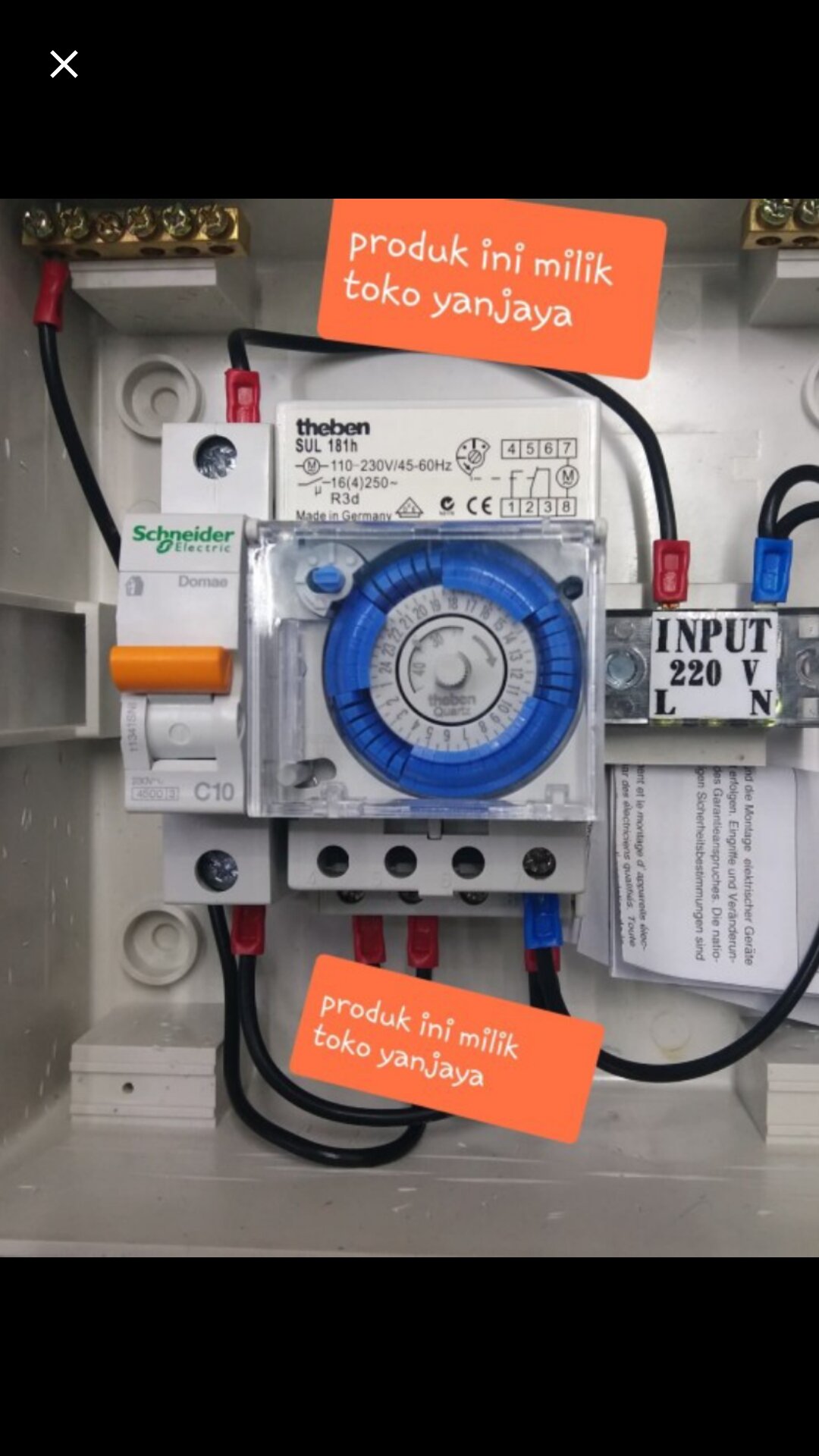 Panel Timer Automatis Panel Timer Lampu Otomatis Panel Timer Lampu