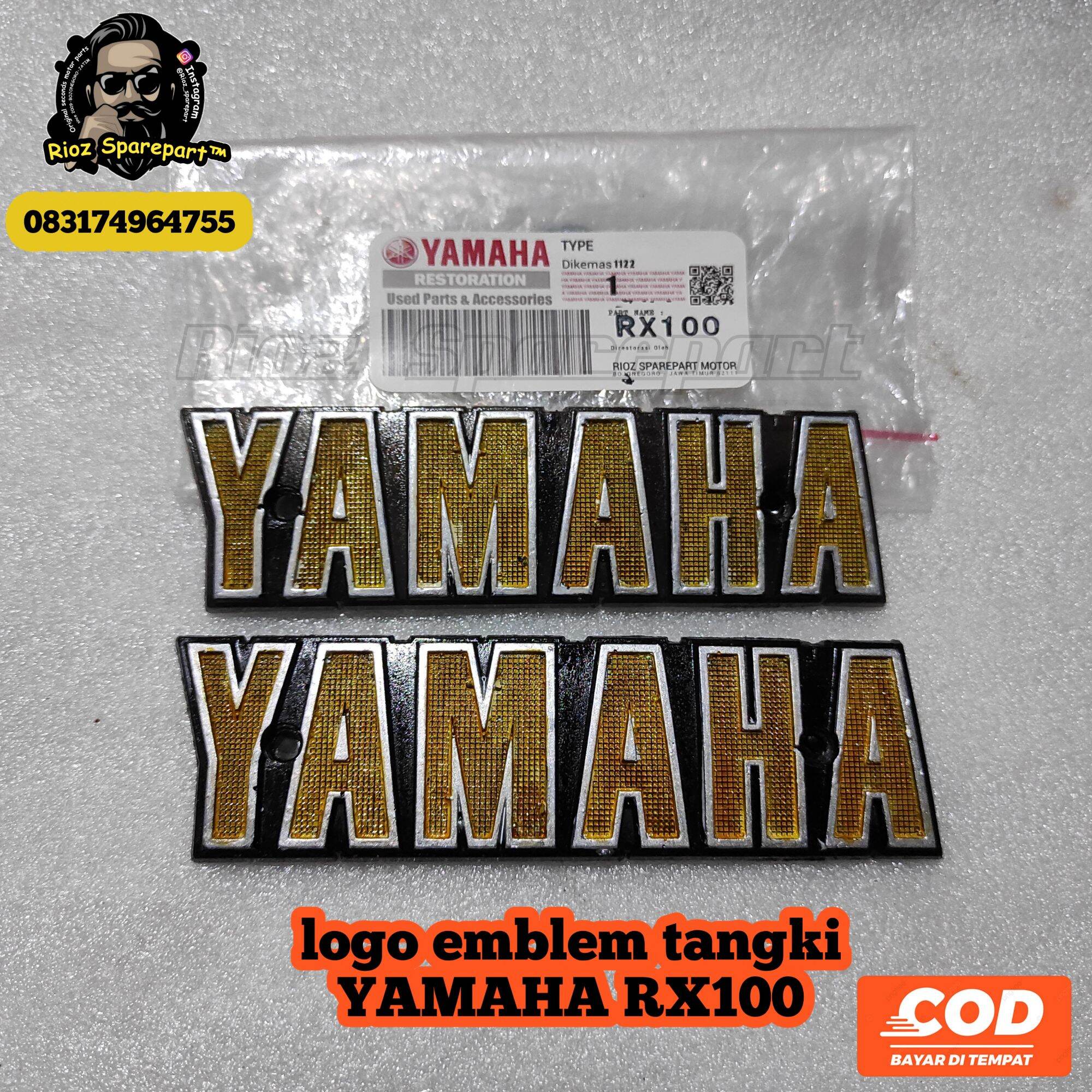 logo emblem tangki tengki yamaha rx100 rx 100 | Lazada Indonesia
