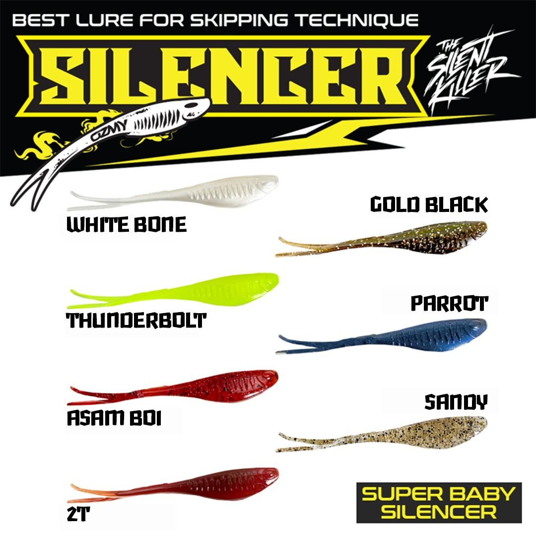 UMPAN OZMY SILENCER 8 CM PAKAI HOOK