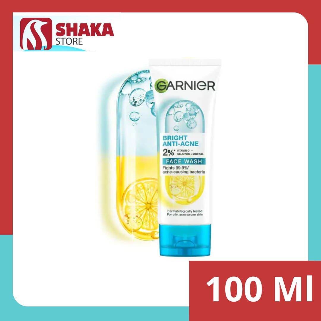 GARNIER BRIGHT COMPLETE 100 ml / Garnier Vitamin C Face Wash 100ml ...