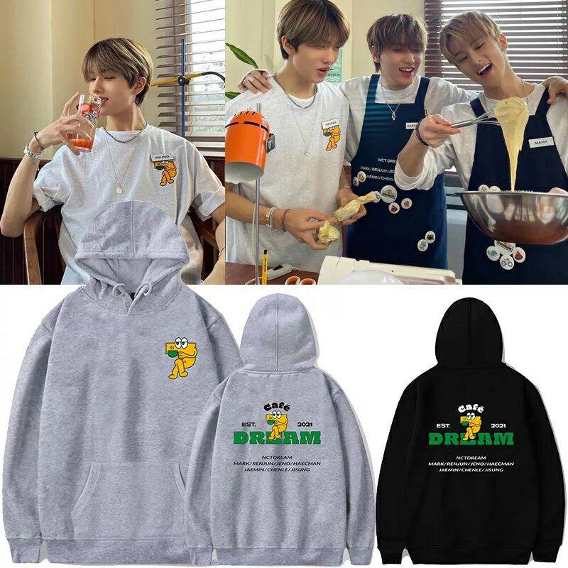 Hoodie nct dream cafe 7 jaemin hot sauce sweater nct cafe 7 dream