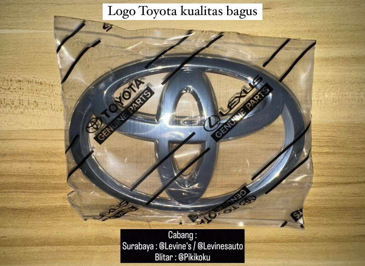 emblem logo toyota avanza 2012 - 2015 kualitas bagus / emblem toyota ...