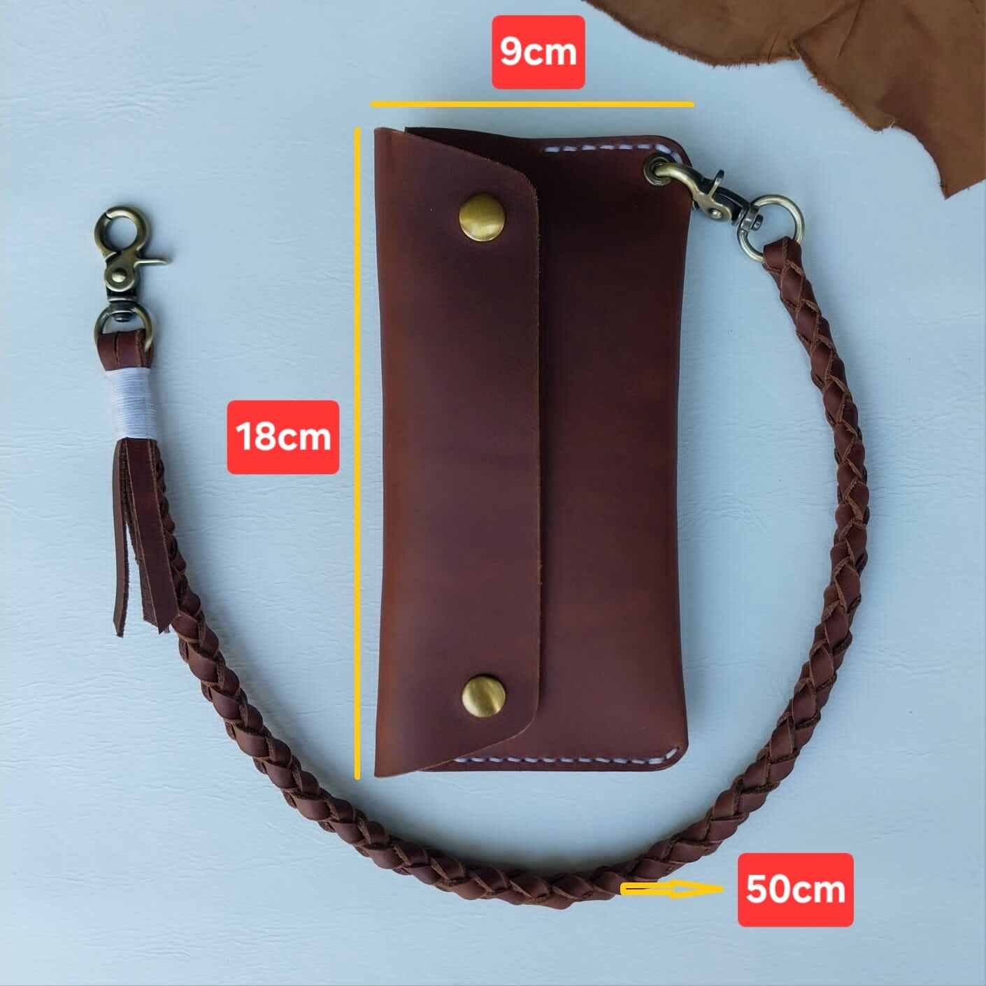 Dompet Kulit Crazyhorse Ukuran 18cmx9cm