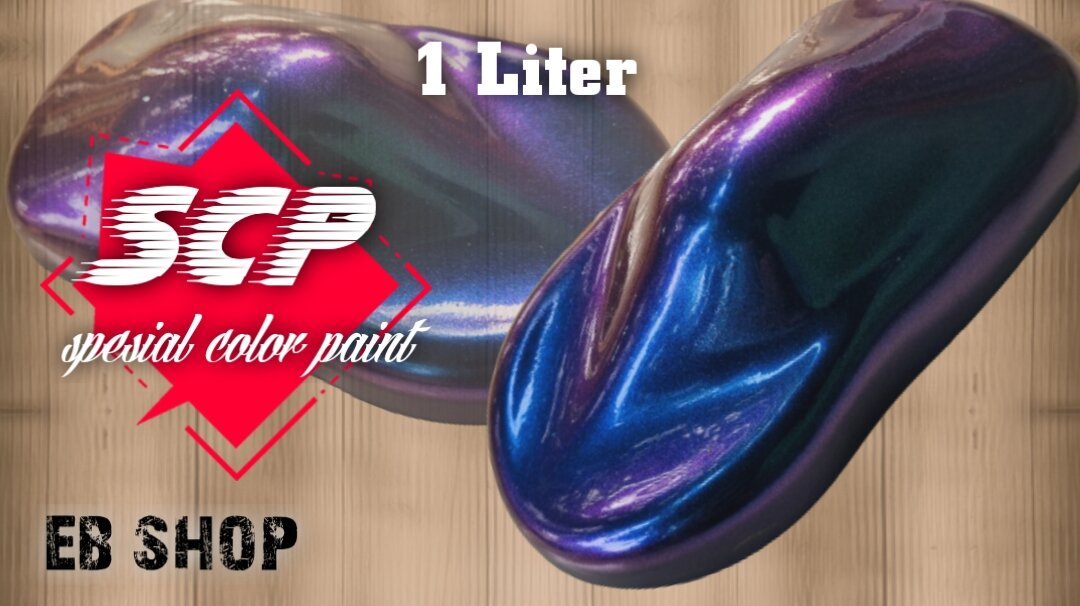 CAT BUNGLON PU 1LITER RED PURPLE BLUE BY SCP Harga 515,000 rupiah*Gratis Ongkir