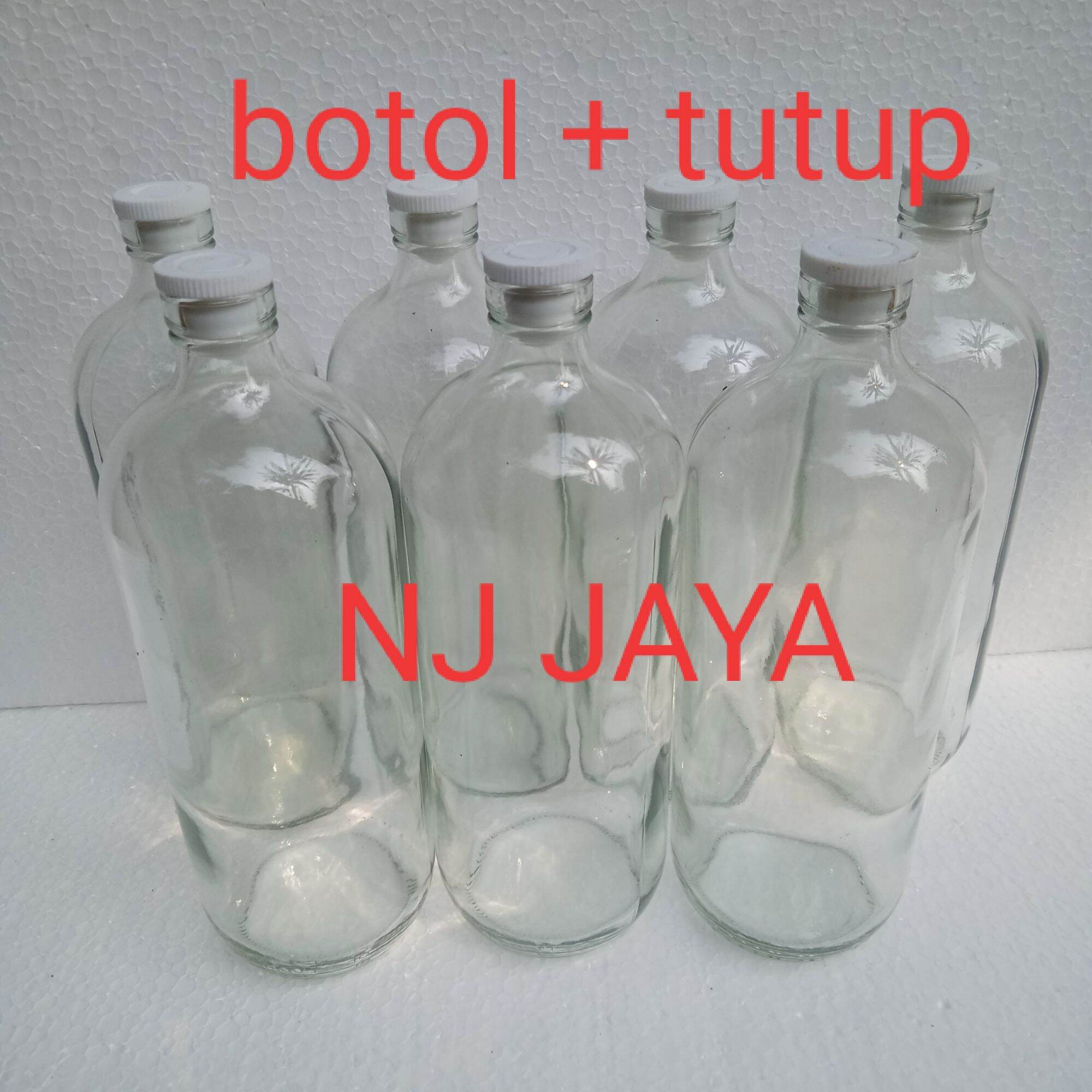 BOTOL JAMU KACA 1 LITER BOTOL BENSIN 1 LITER BOTOL BELING BOTOL BENSIN ...