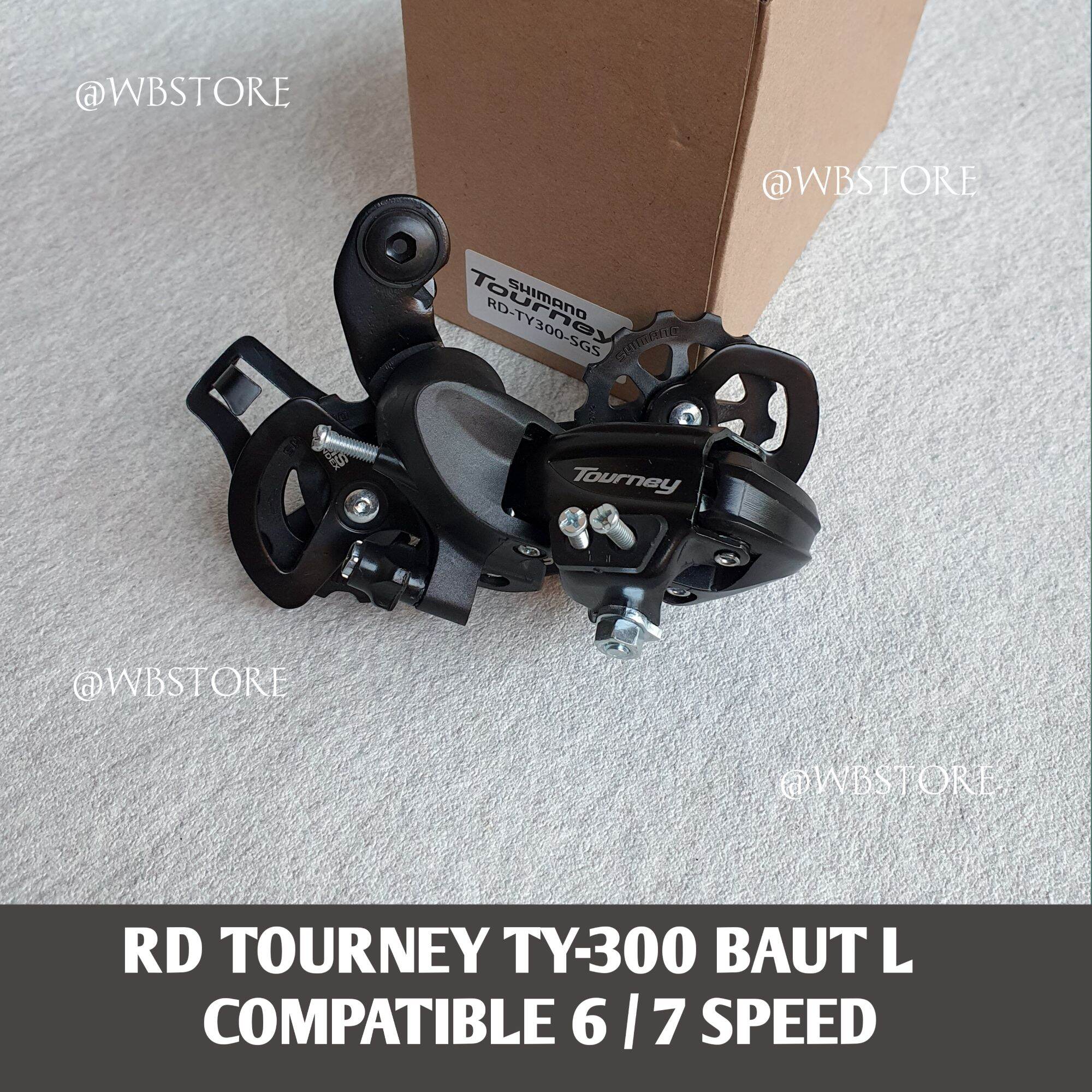 Shimano Deragliatore Posteriore TOURNEY RD-TY300 6/7 Velocità