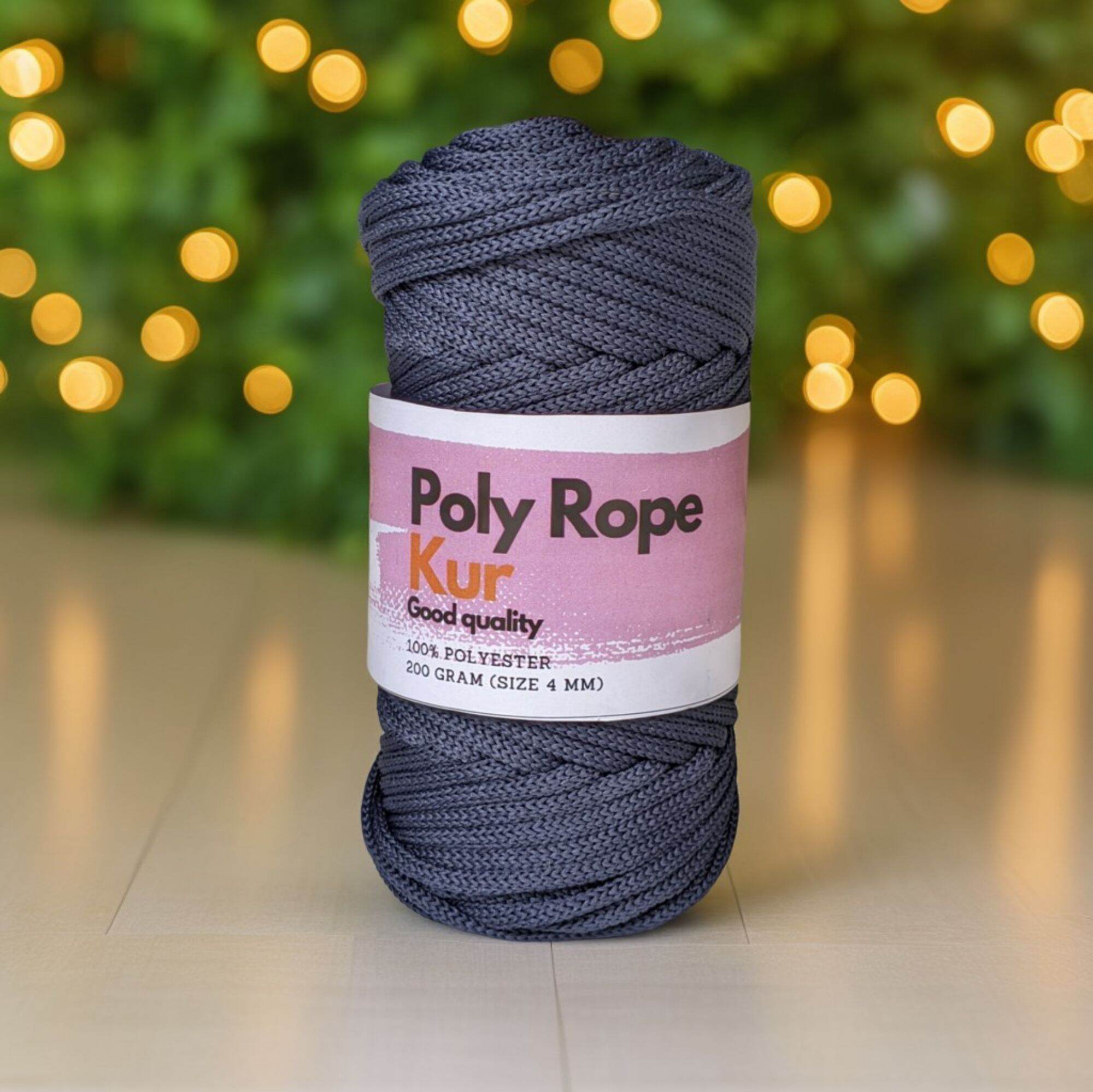 Benang rajut poly rope / tali KUR 1 pack paket hemat