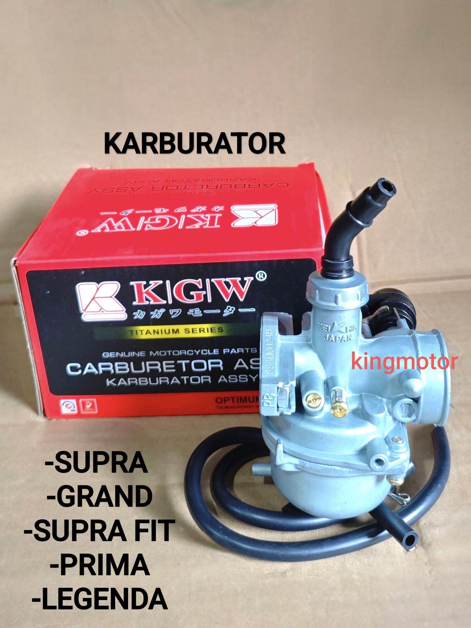Carburetor carburator karbu carbu kabulator (KGW) grand supra X supra fit Lama Revo Lama Astra Legend star prima Keihin Japan Harga 127,000 rupiah*Gratis Ongkir
