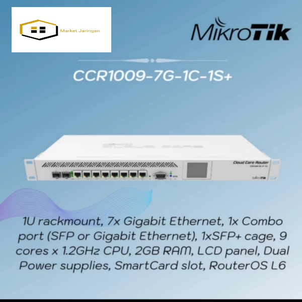 MIKROTIK CCR1009-7G-1C-1S+ | Lazada Indonesia